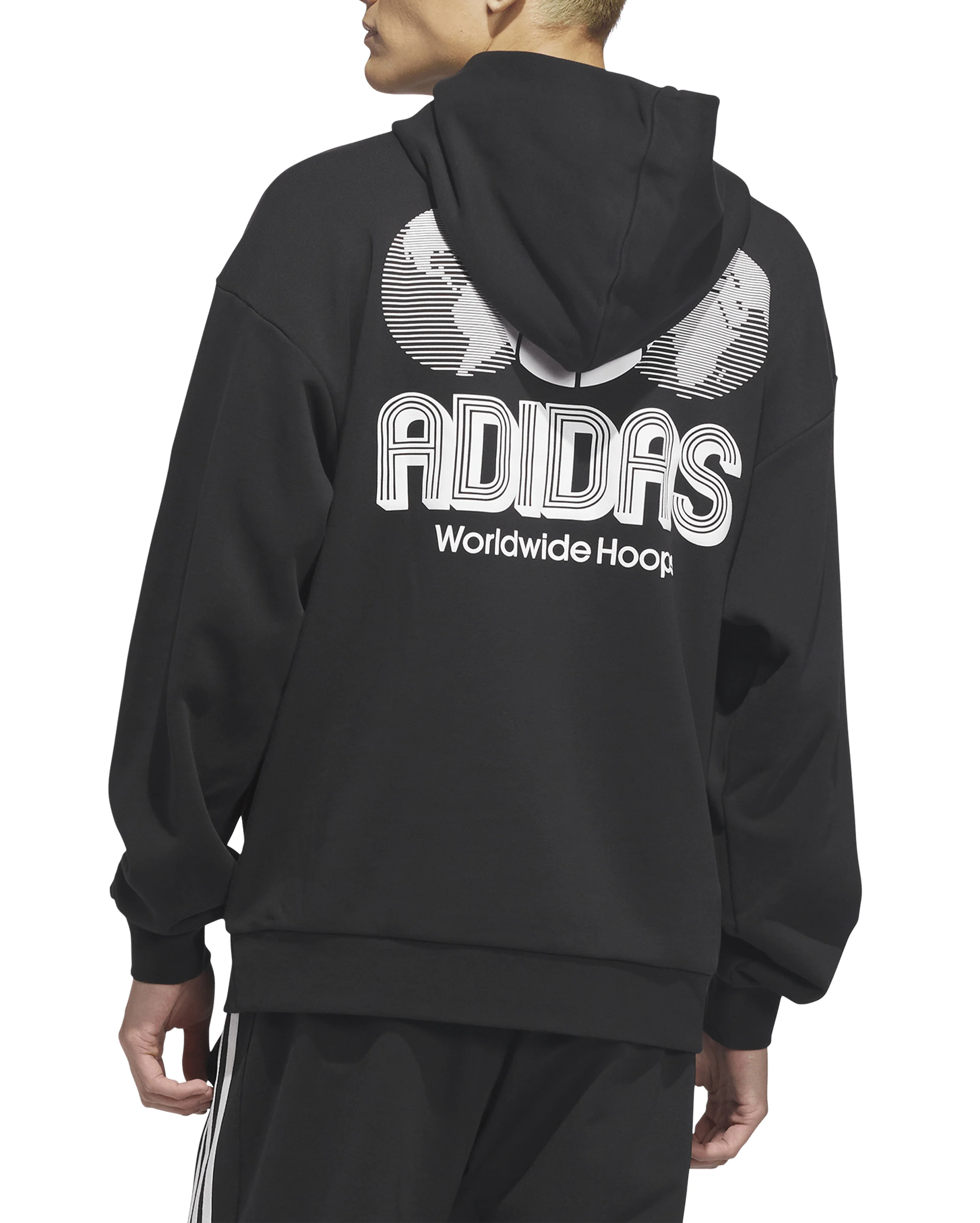 World Wipe Hoops Hoodie Black - Image 3
