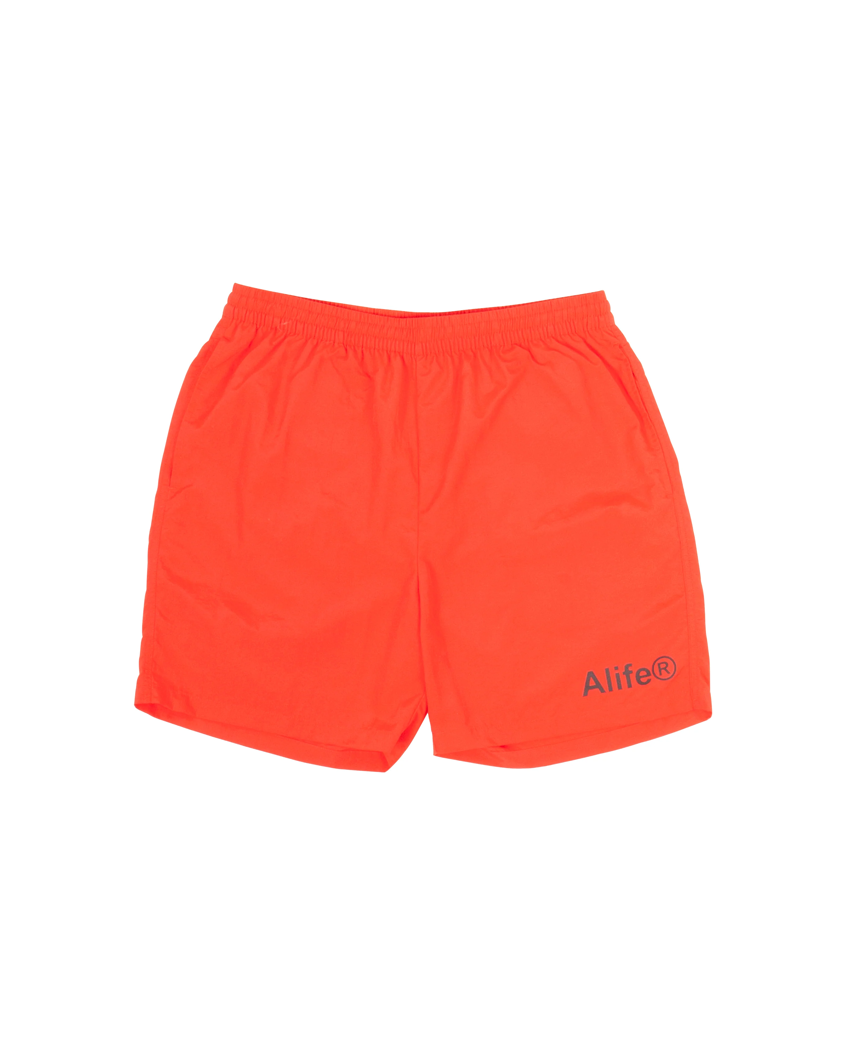 Basic Nylon Shorts Red