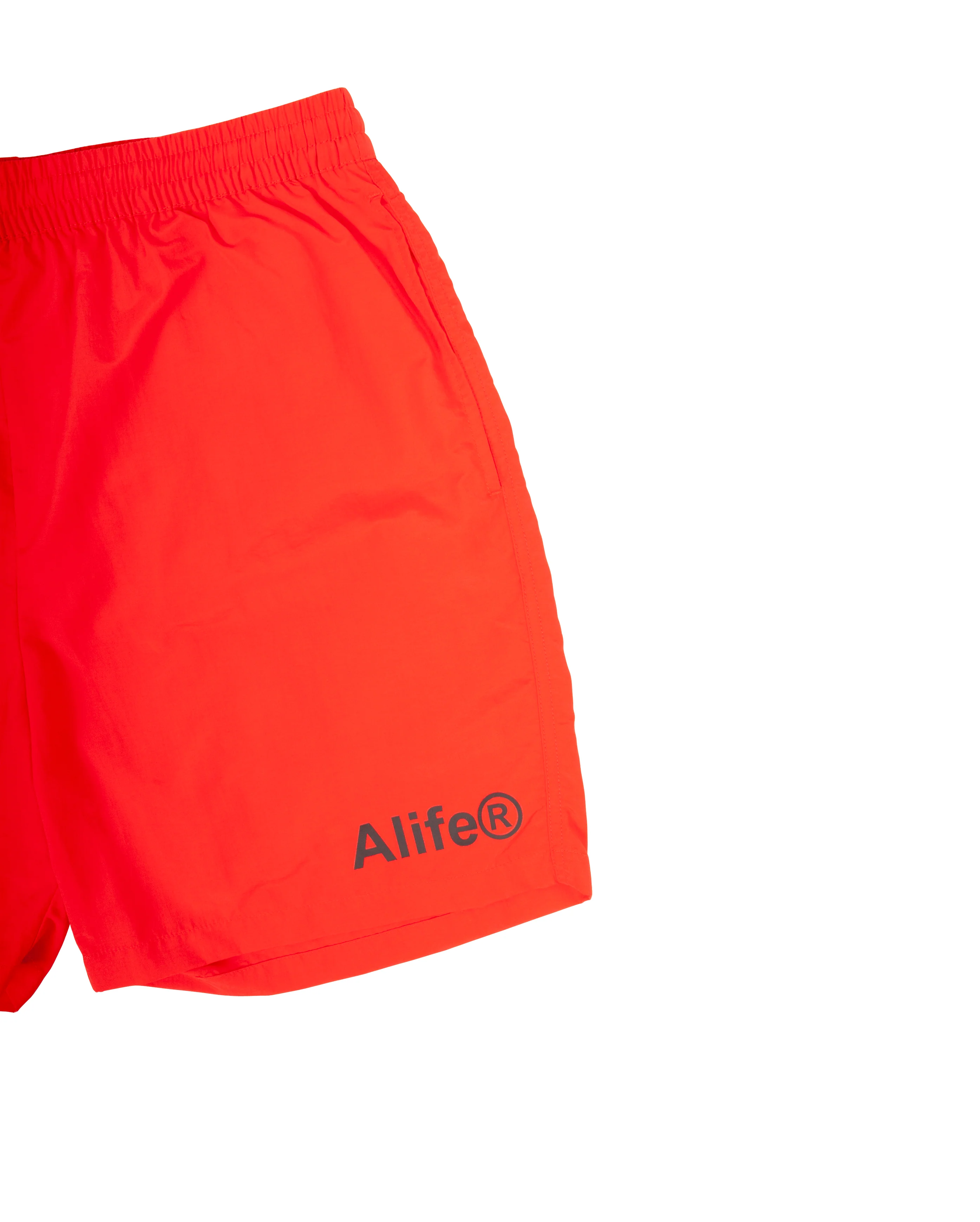 Basic Nylon Shorts Red - Image 3