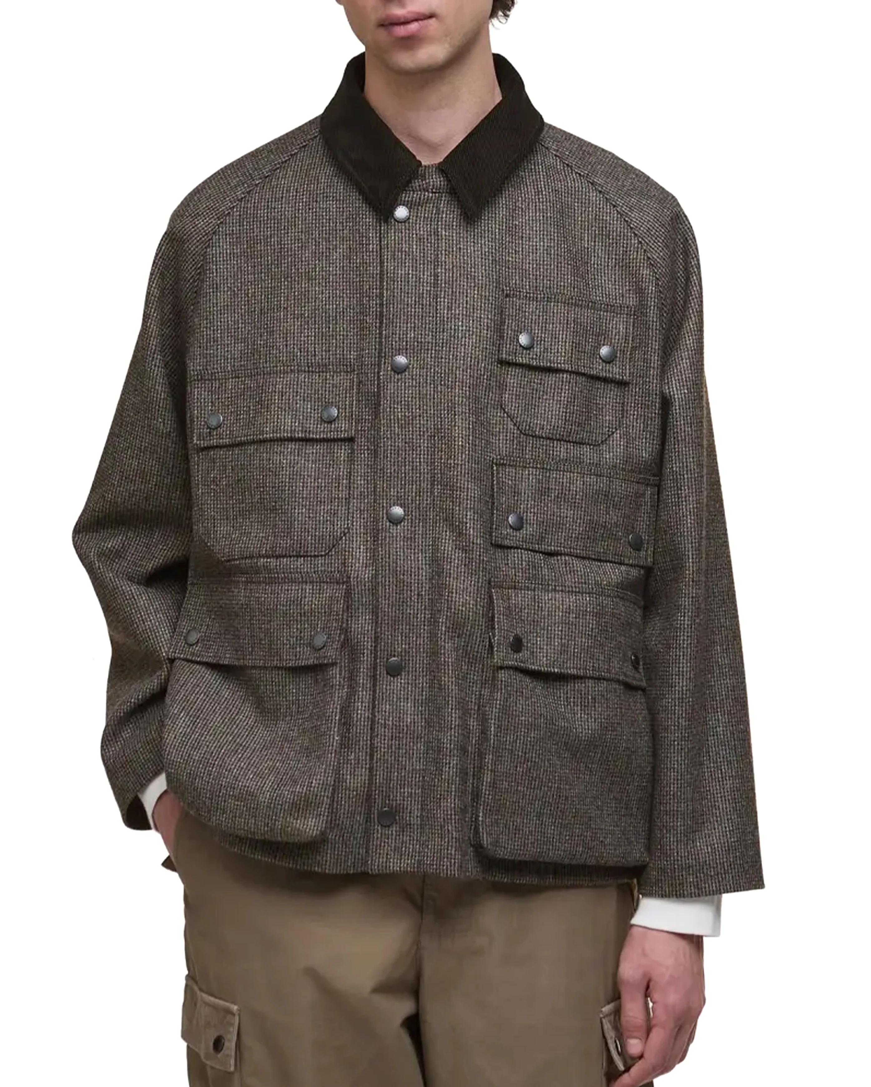 Editor Wool Jacket Olive - Image 2