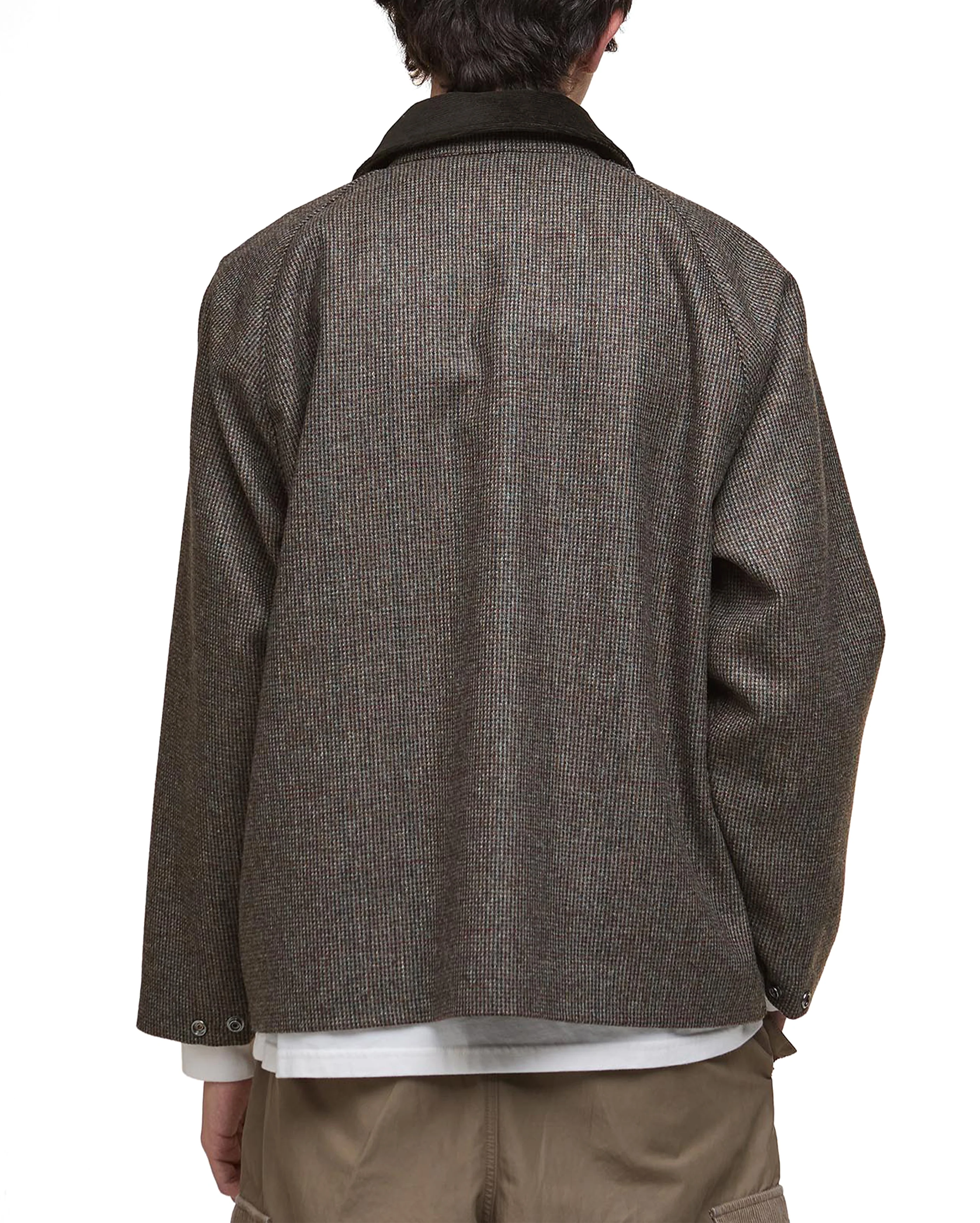 Editor Wool Jacket Olive - Image 3