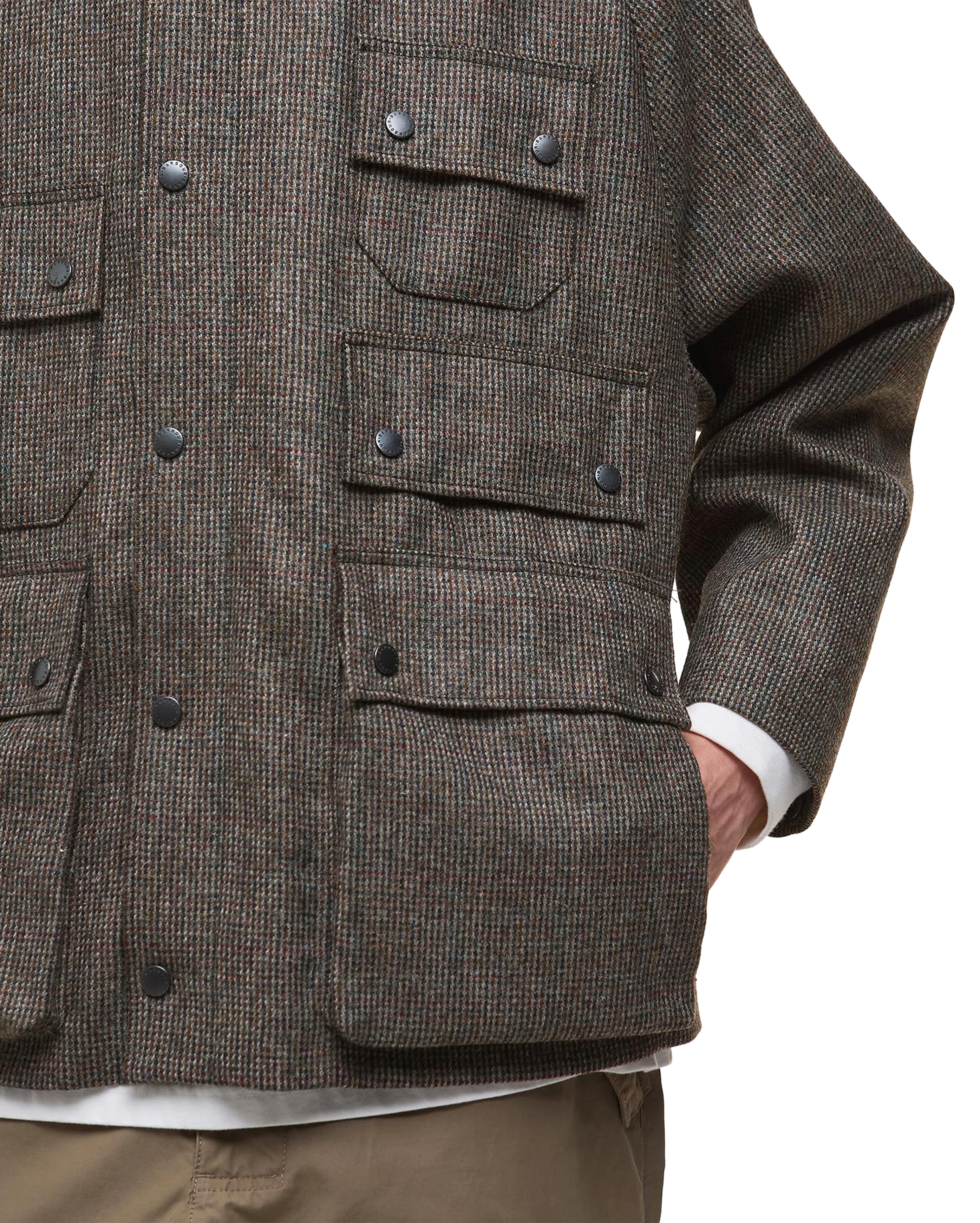 Editor Wool Jacket Olive - Image 4