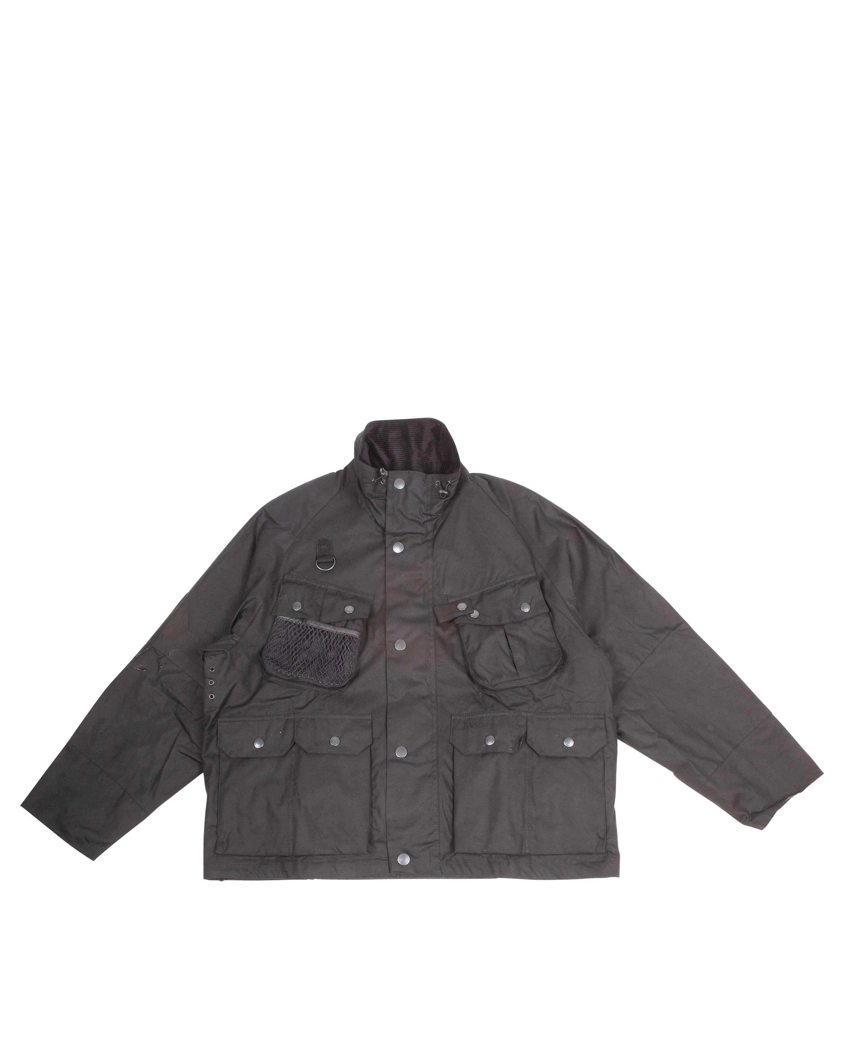 Modified Dryfly Wax Jacket Black - Image 2