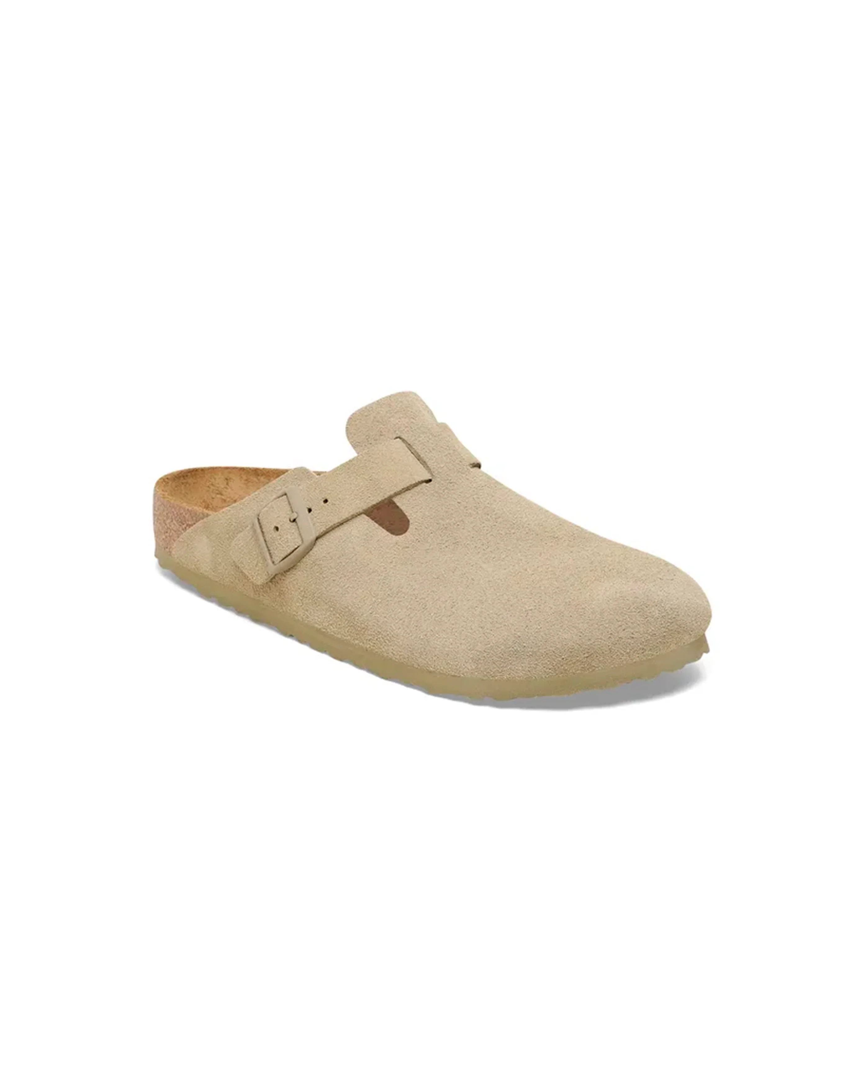Boston Suede Leather Faded Khaki - Image 3