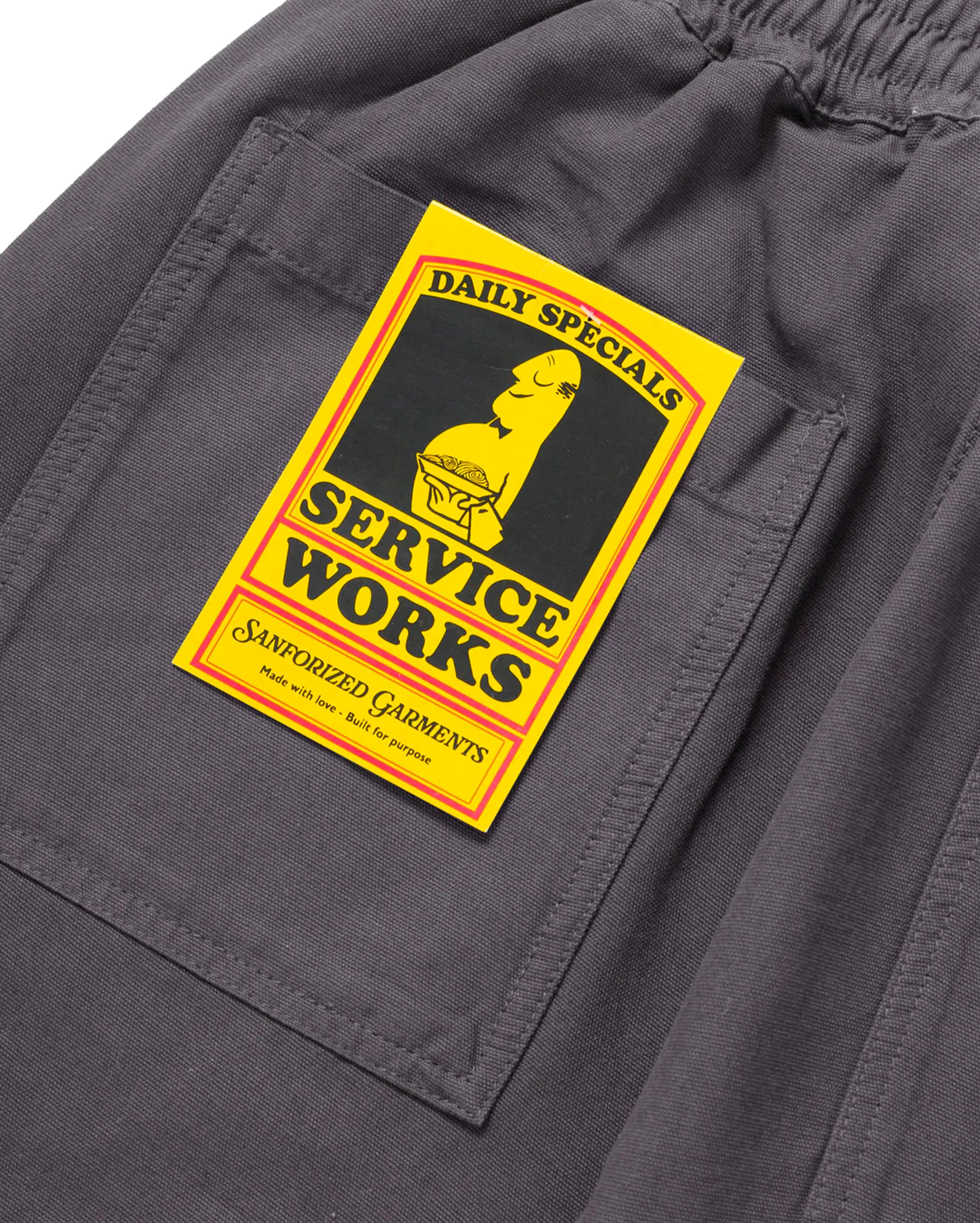 Canvas Chef Pant Grey - Image 5