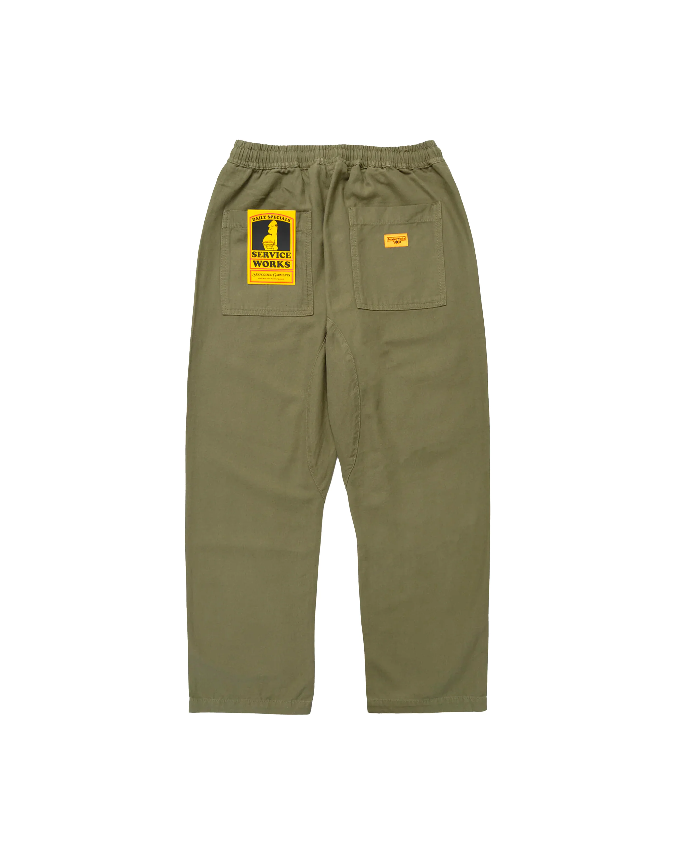 Canvas Chef Pant Olive - Image 5