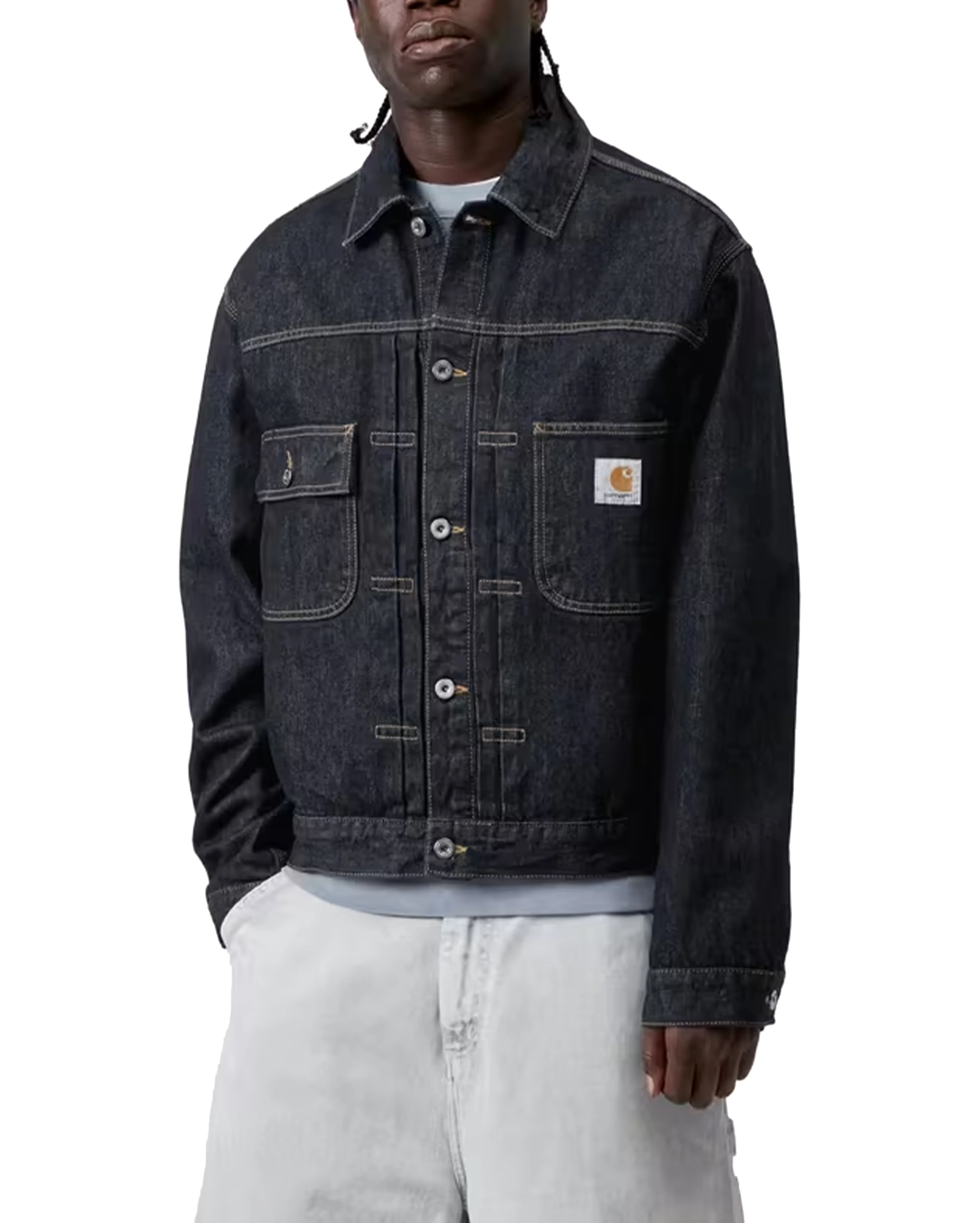 Belmar Jacket Blue Rinsed - Image 4