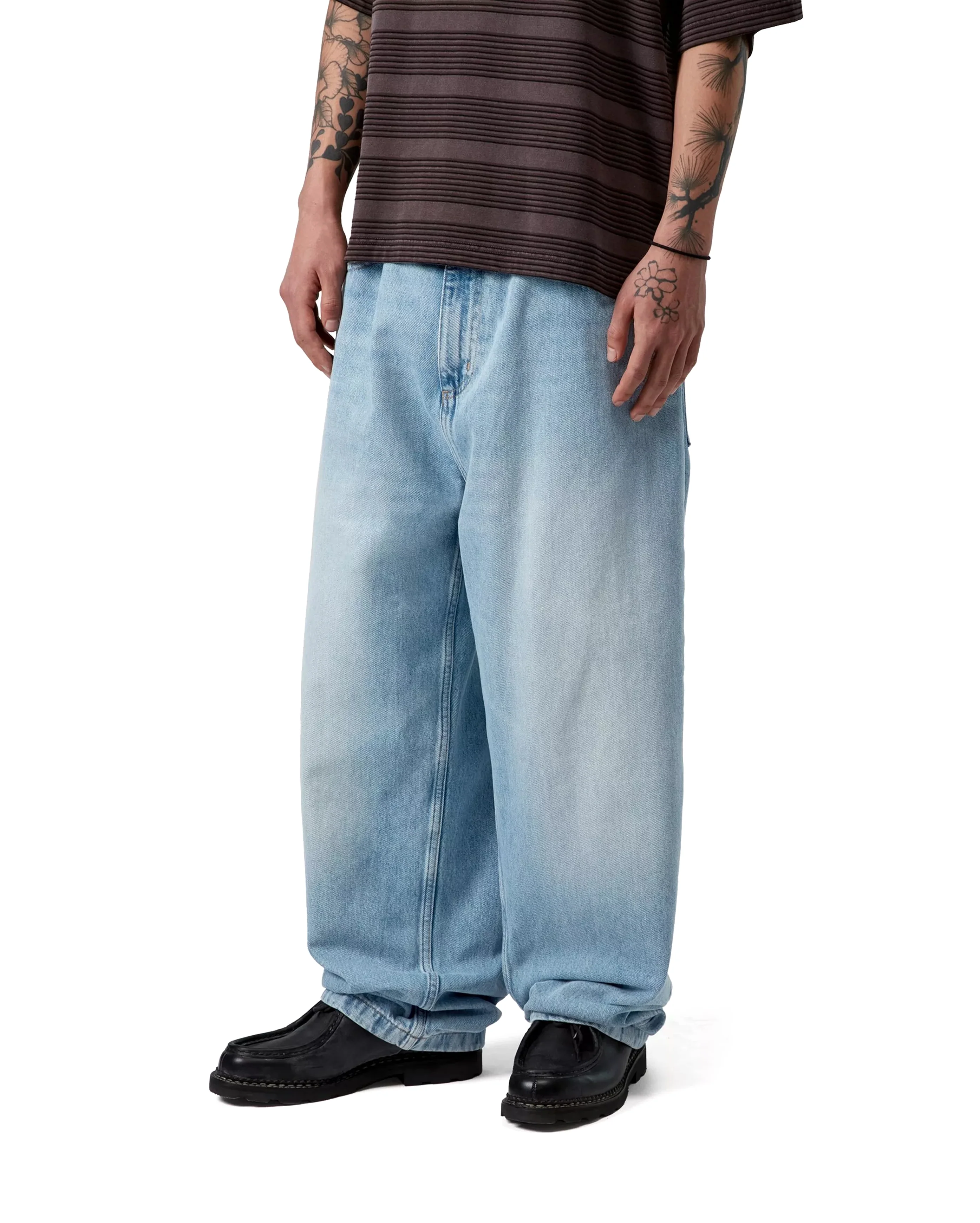 Brandon Pant Blue Heavy Worn Bleached - Image 5