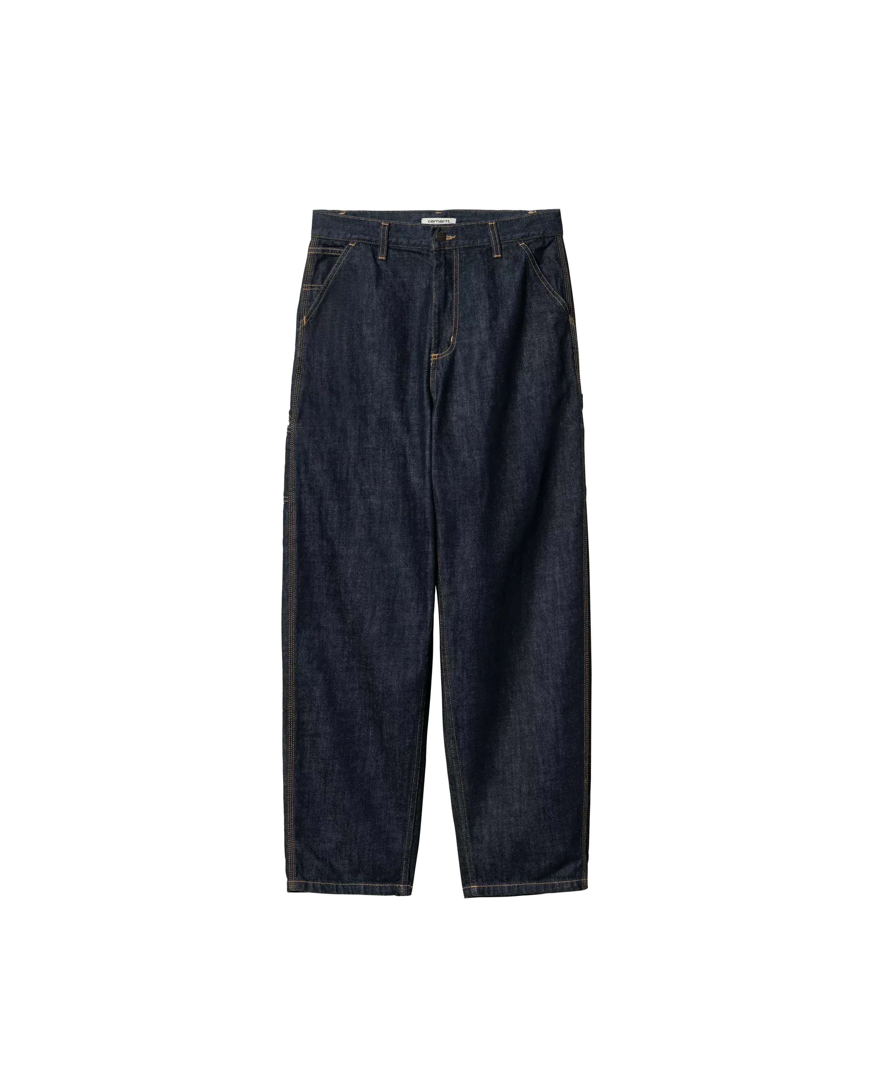 Brandon Single Knee Pant Blue Stone Wash Femme