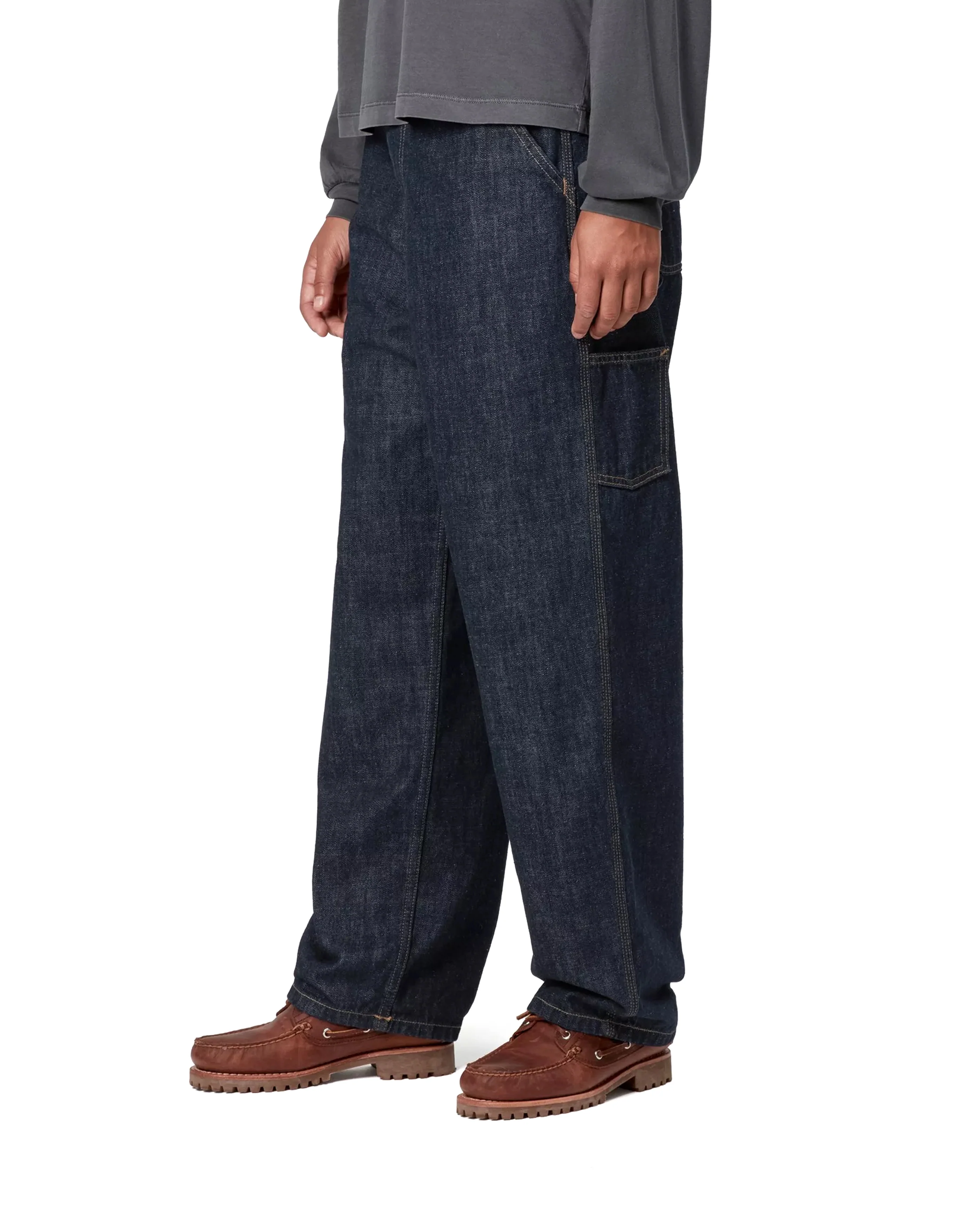 Brandon Single Knee Pant Blue Stone Wash Femme - Image 6