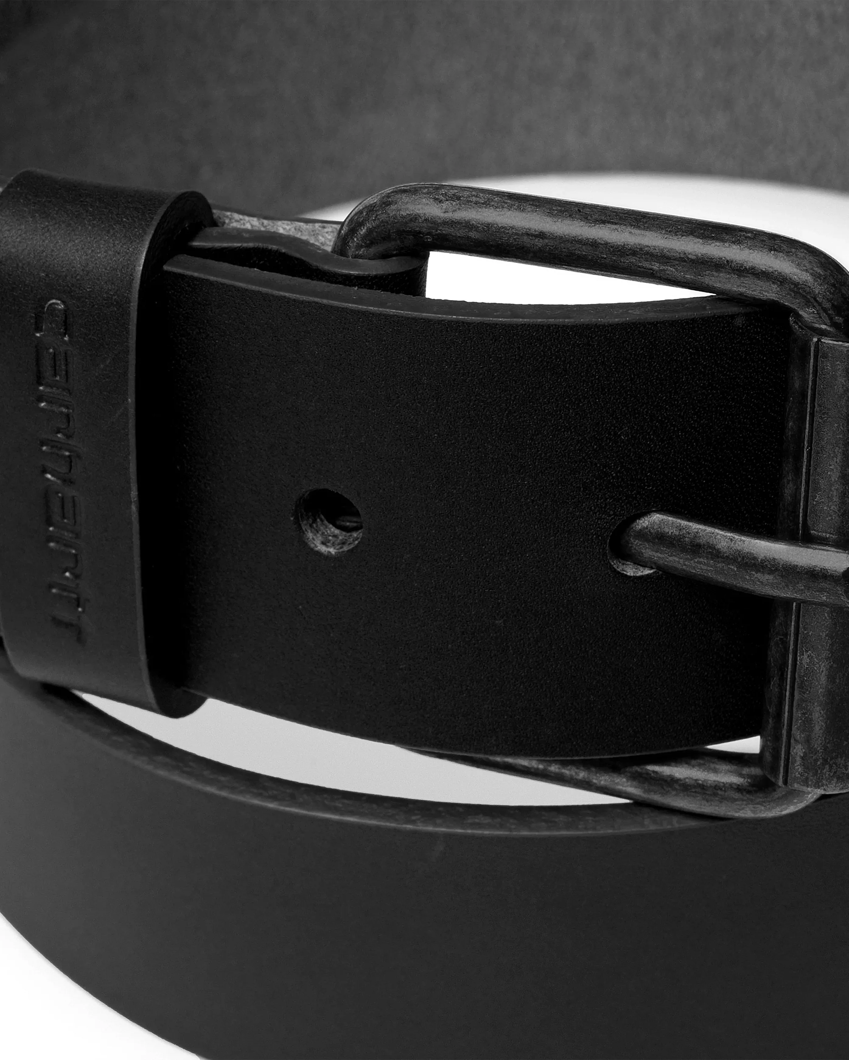 Ceinture Script Leather Black - Image 3