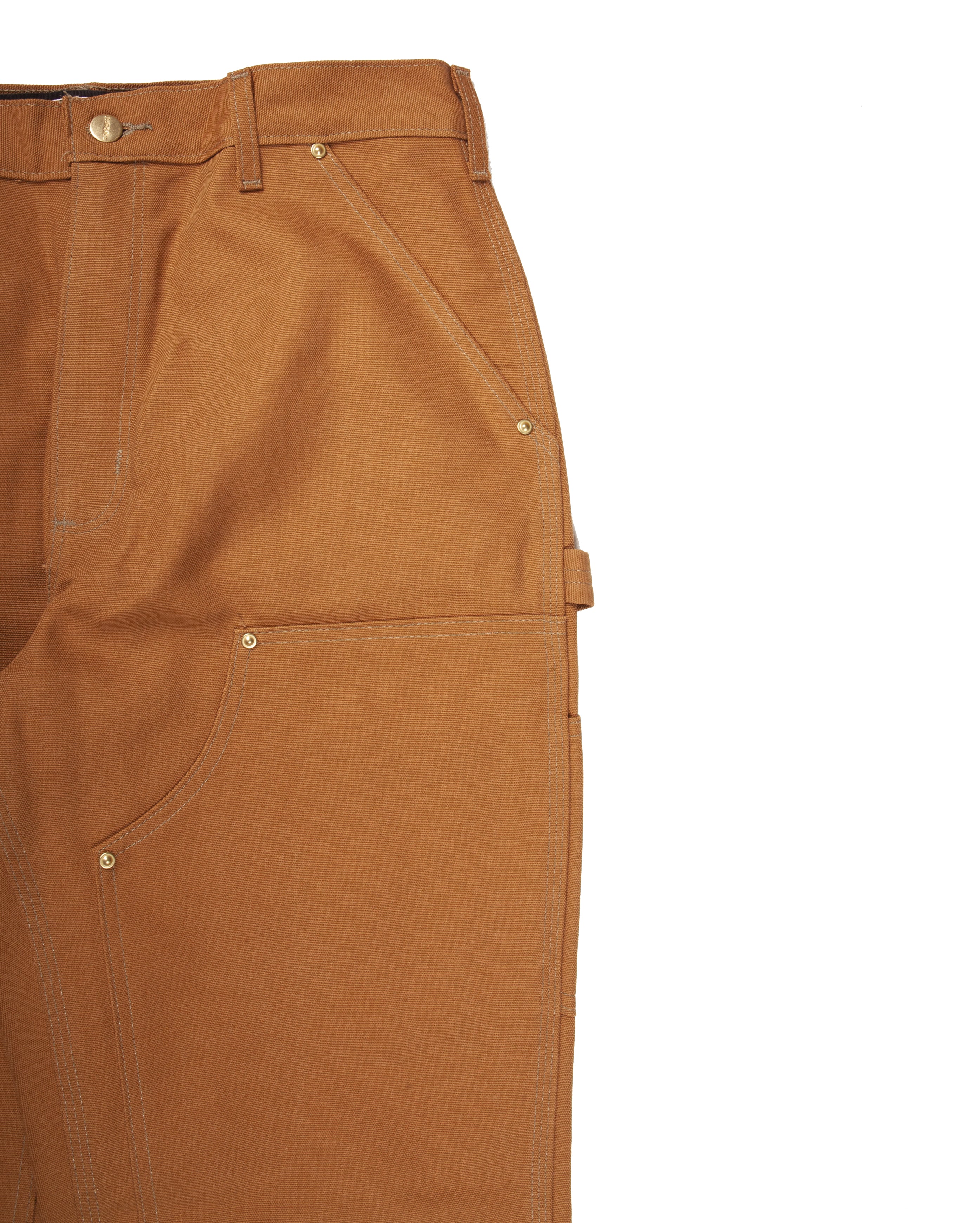 Double Front Work Loose Fit Pant Brown - Image 3