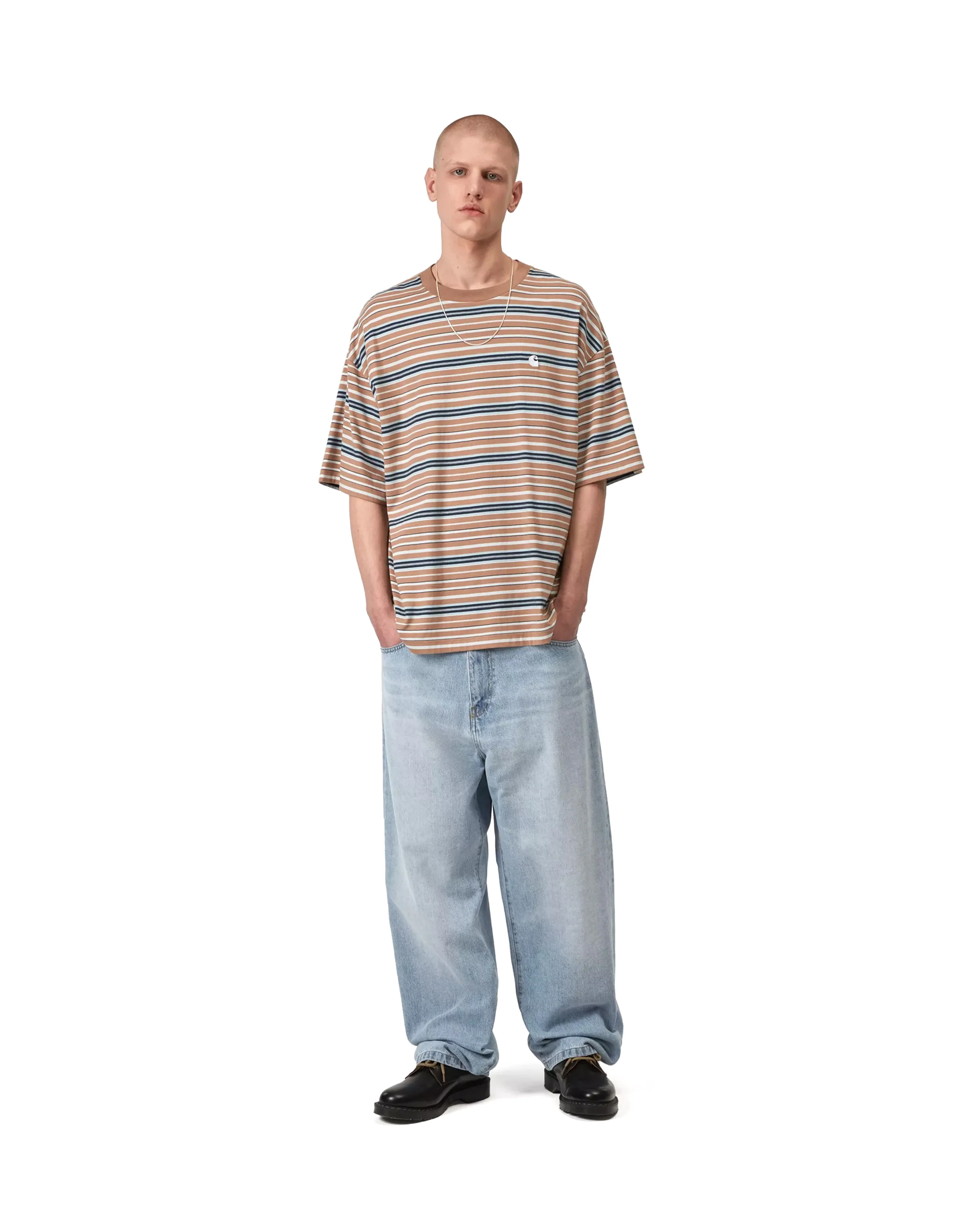Landon Pant Robertson Denim Blue Heavy Worn Bleached - Image 3