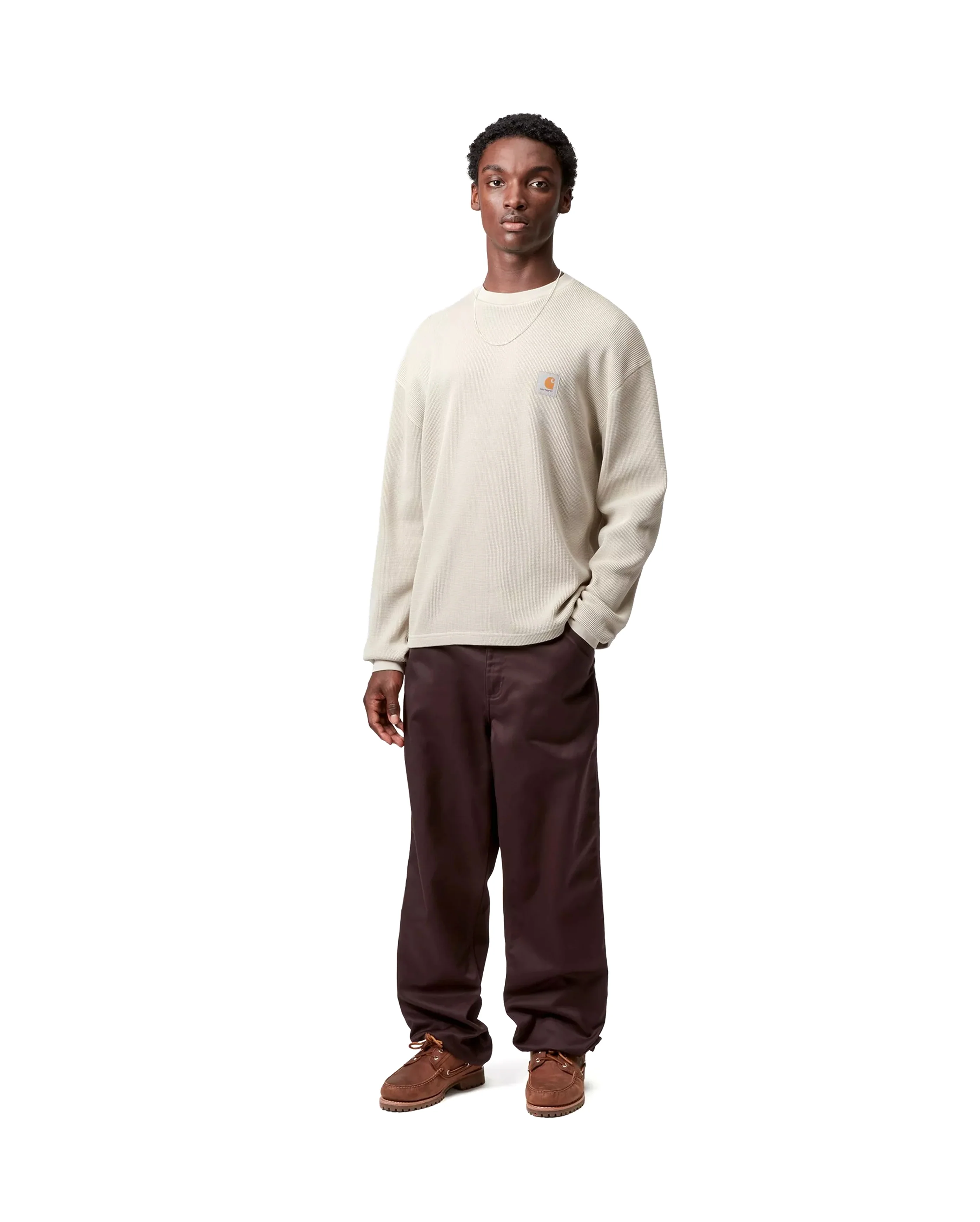 L/S Vista Waffle T-Shirt Fleur De Sel - Image 3