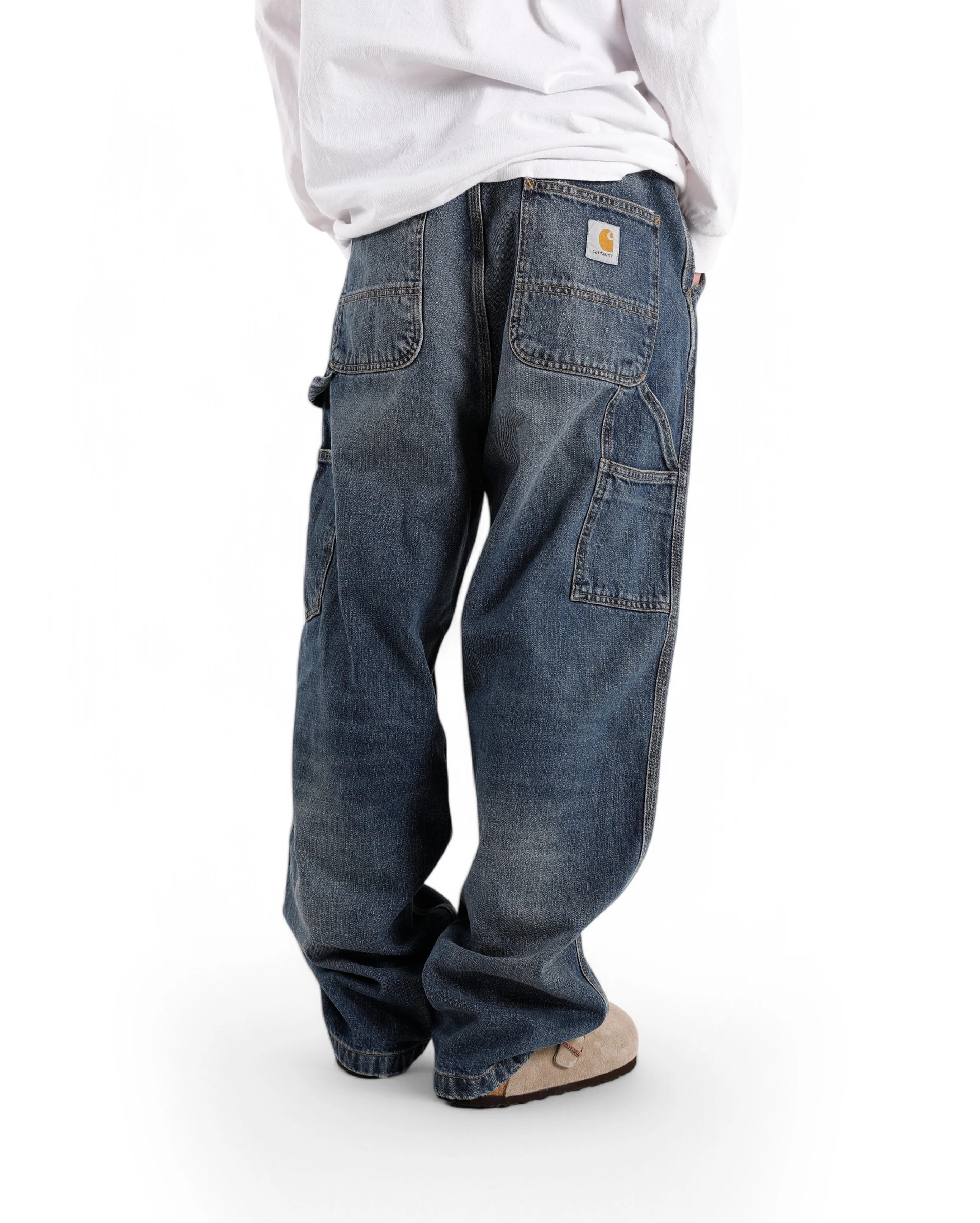 OG Single Knee Pant Blue Dark Used Wash - Image 6