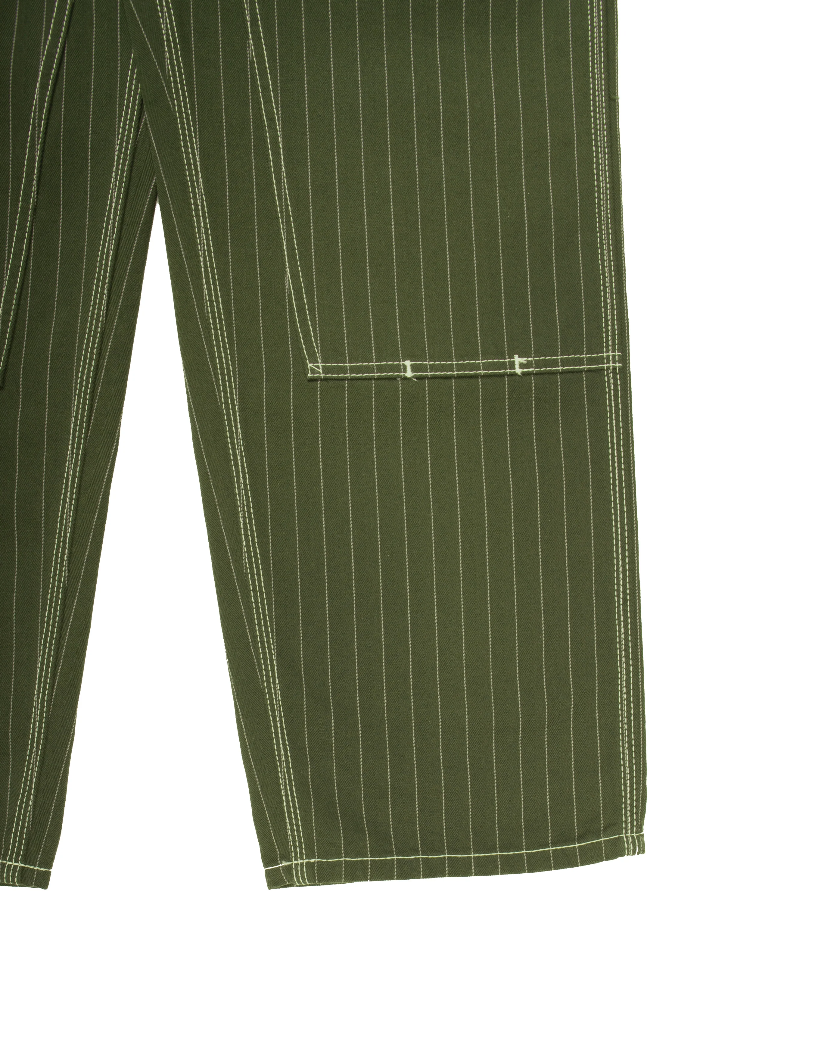 Double Knee Pants Dark Green - Image 4