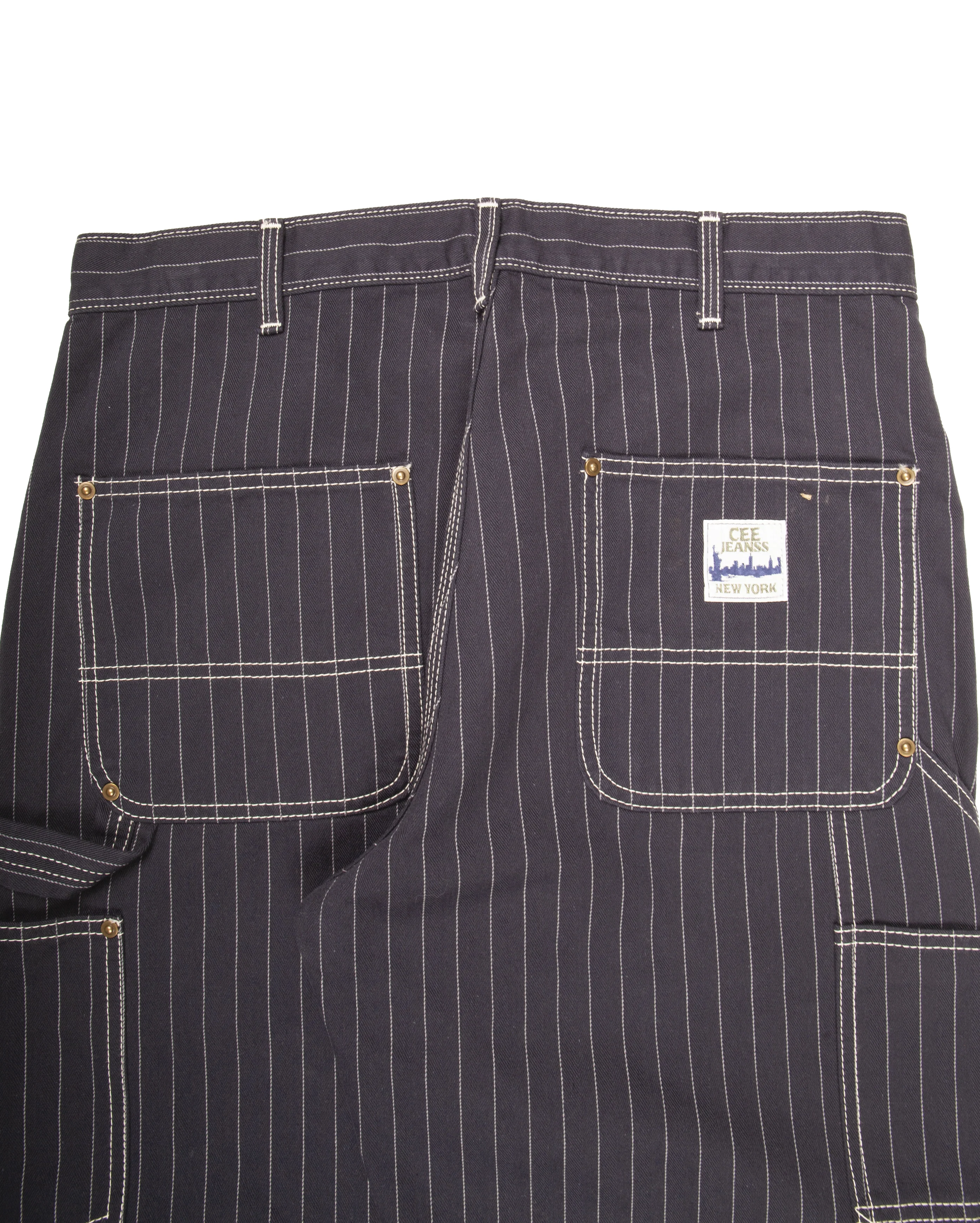 Double Knee Pants Dark Navy - Image 6