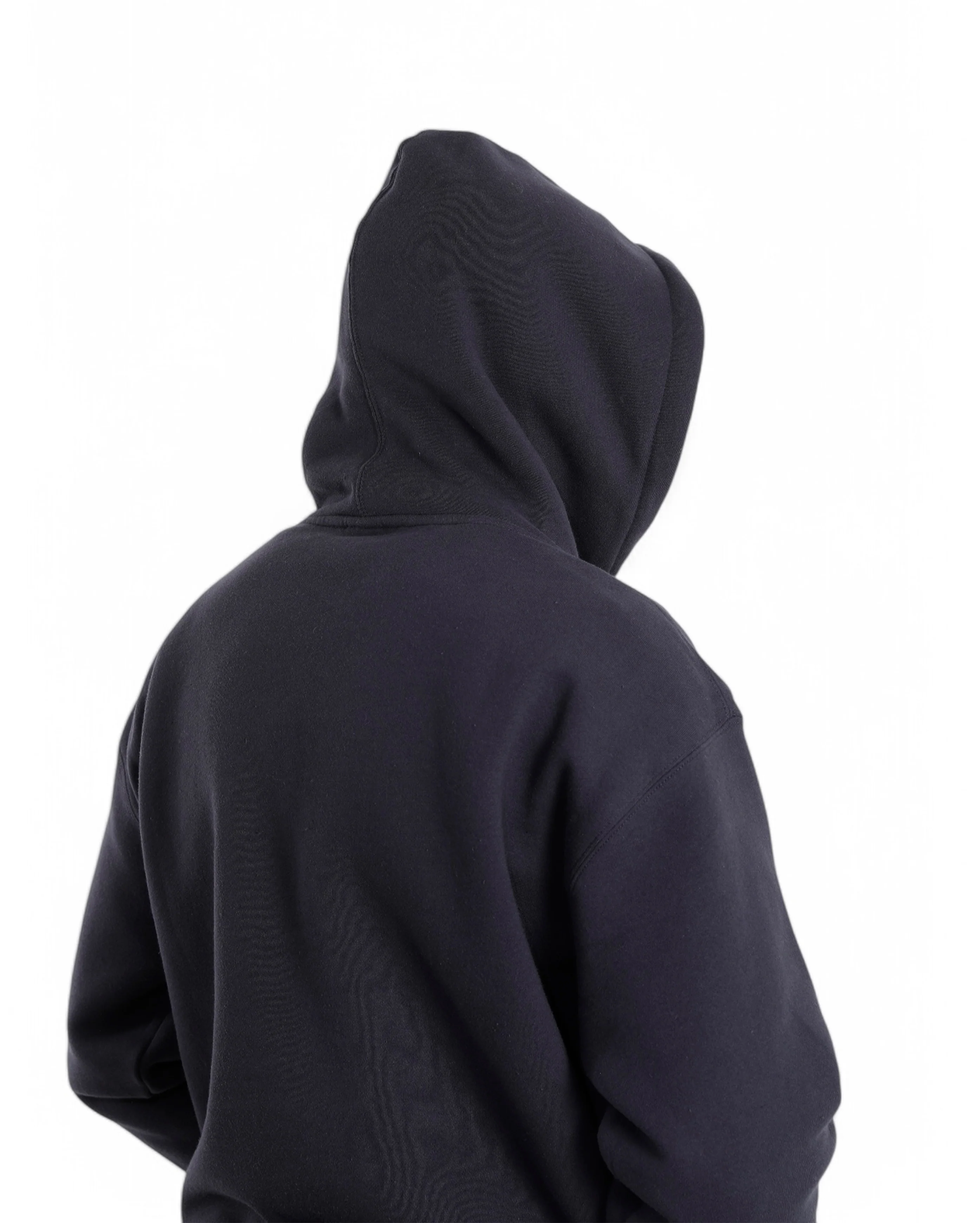 Vintage Logo Hooded Sweat Navy - Image 4