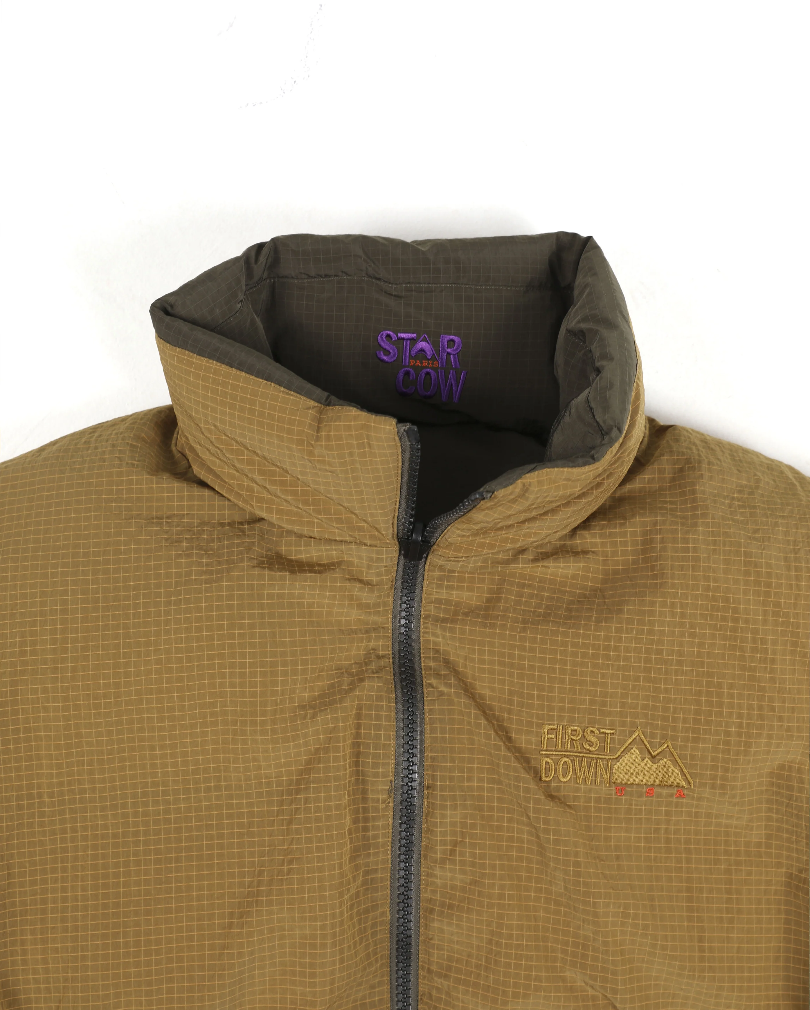 X Starcow Reversible Bubble Down Jacket Ripstop - Image 4