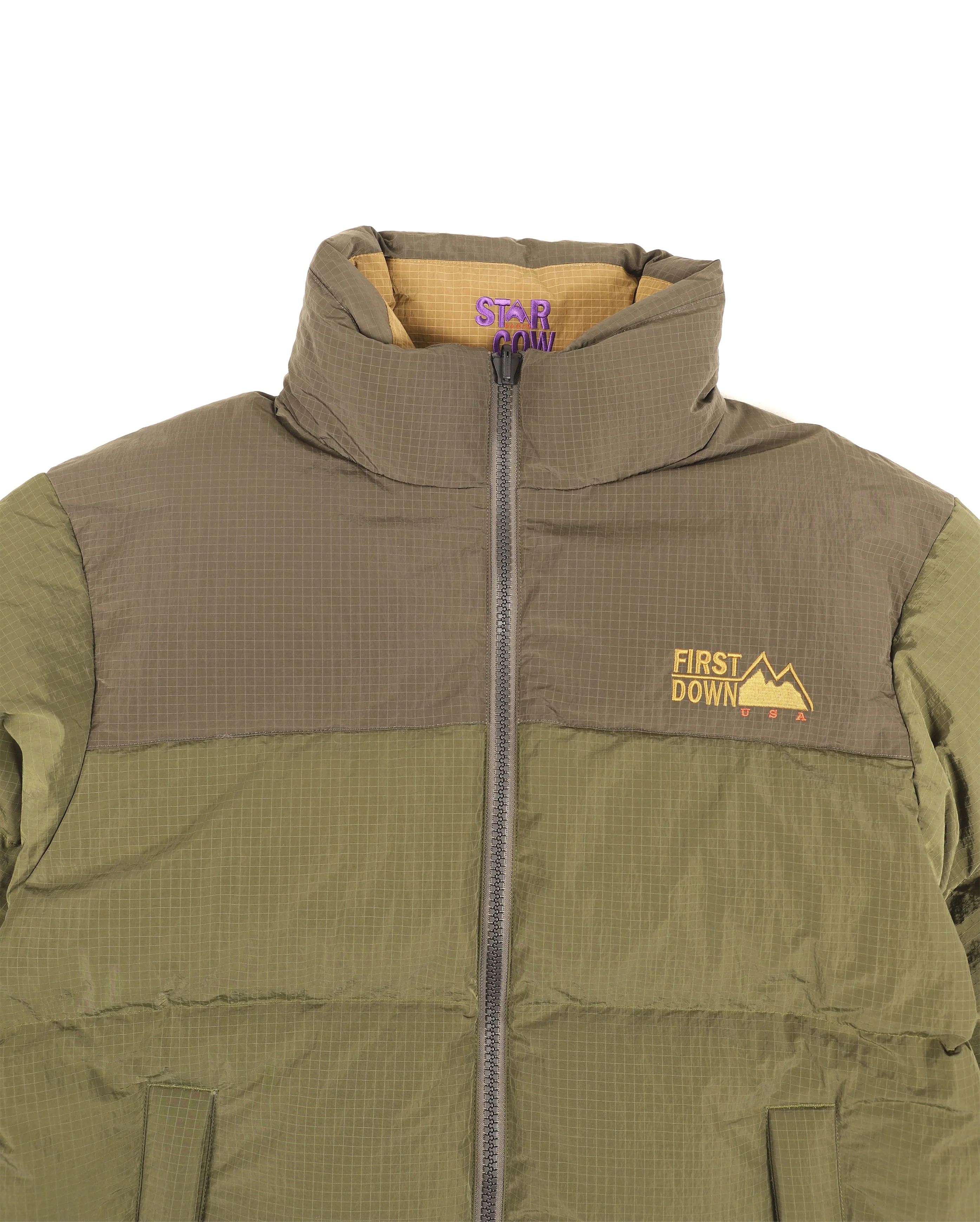 X Starcow Reversible Bubble Down Jacket Ripstop - Image 5