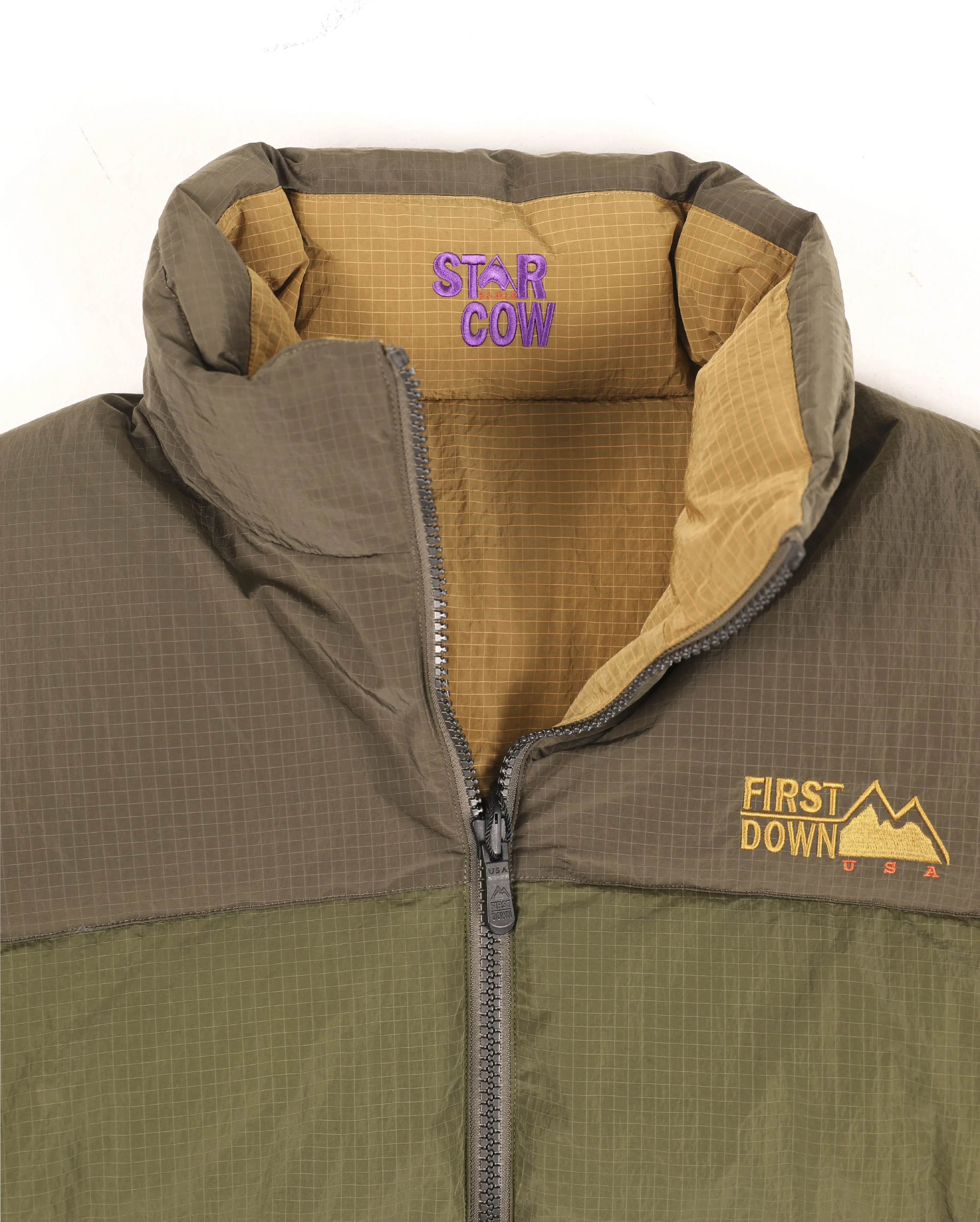 X Starcow Reversible Bubble Down Jacket Ripstop - Image 7