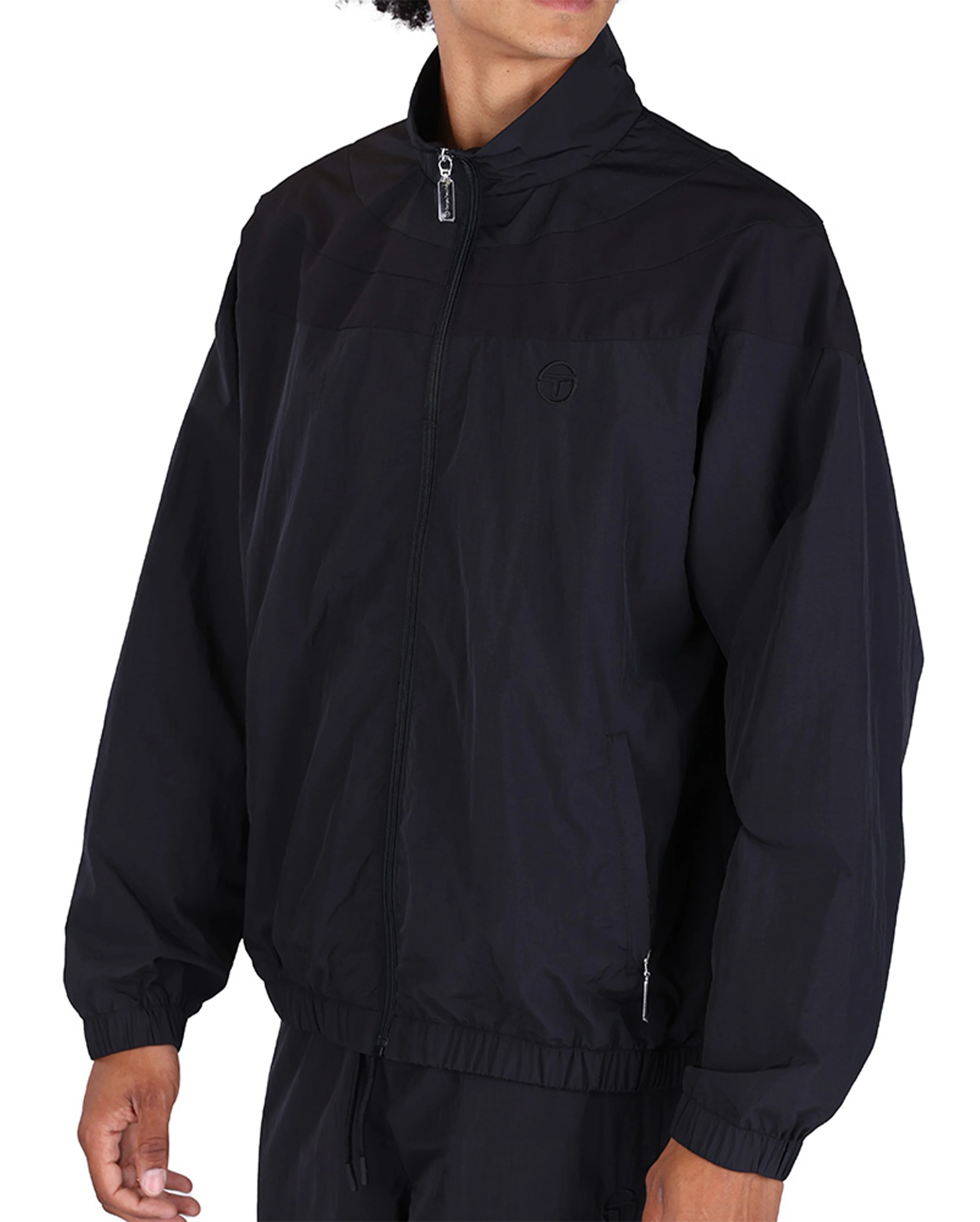 Fohn Wrinkled Track Jacket Black - Image 3