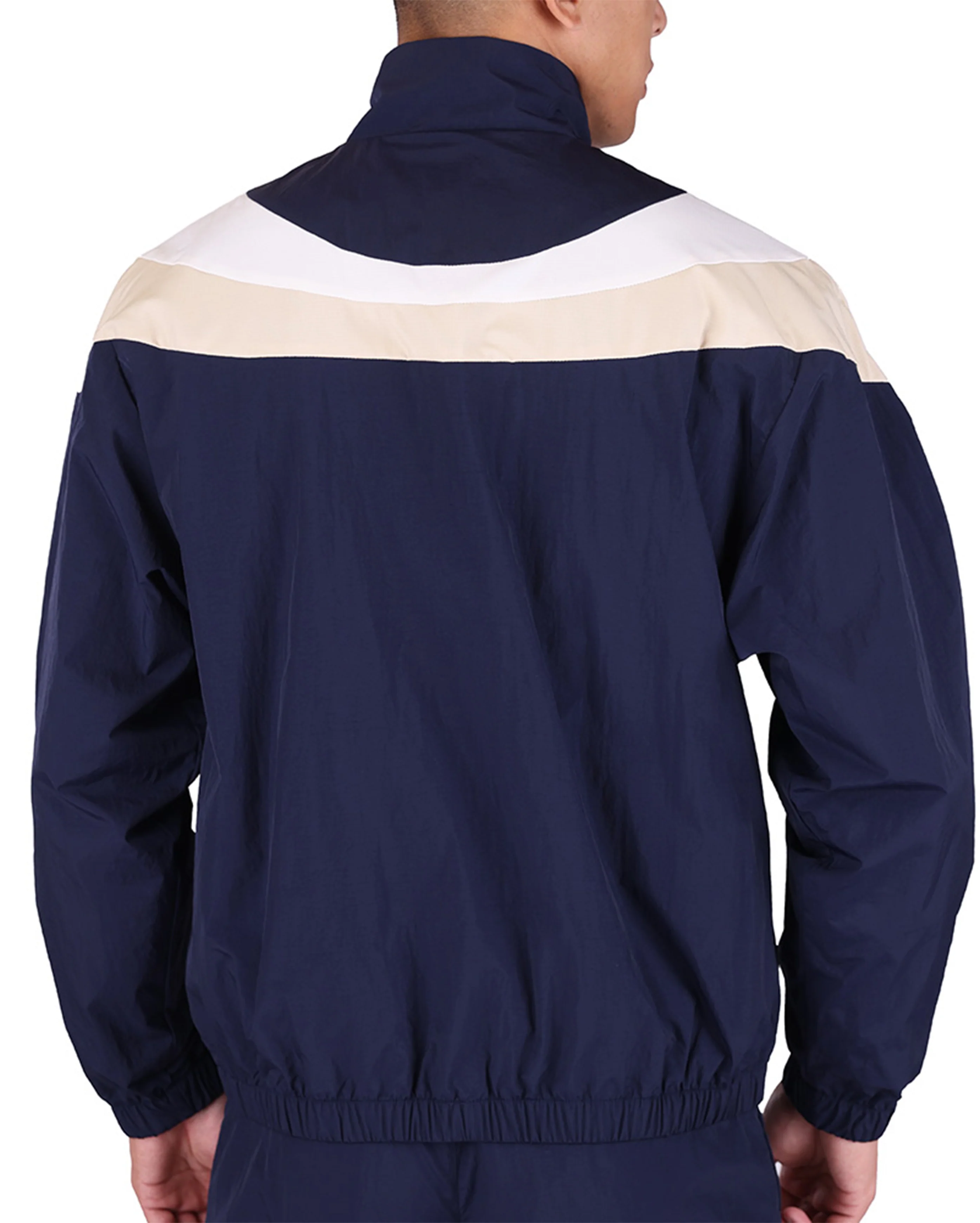 Fohn Wrinkled Track Jacket Navy GRD - Image 4