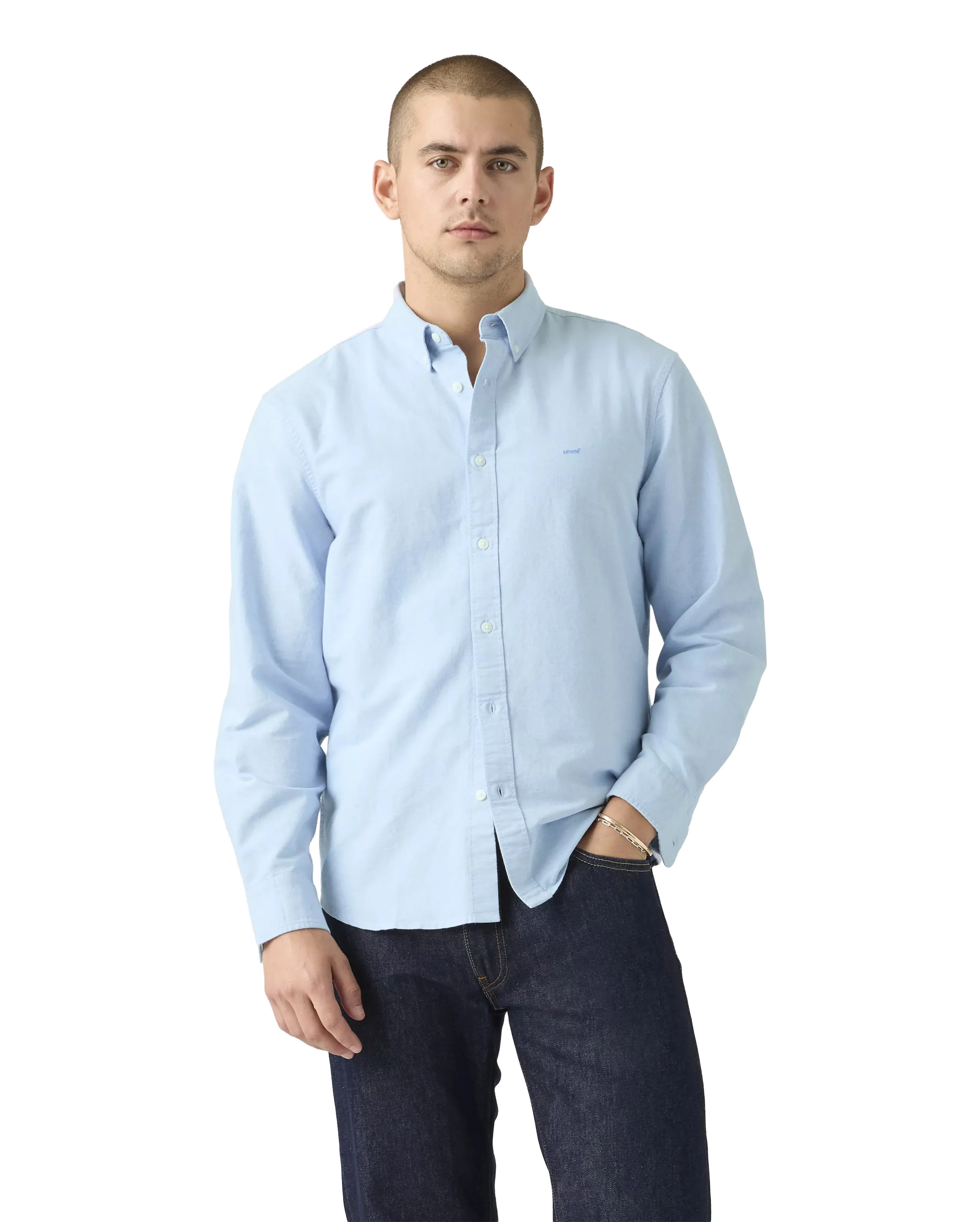 Authentic Button Down Soft Chambray Blue - Image 2