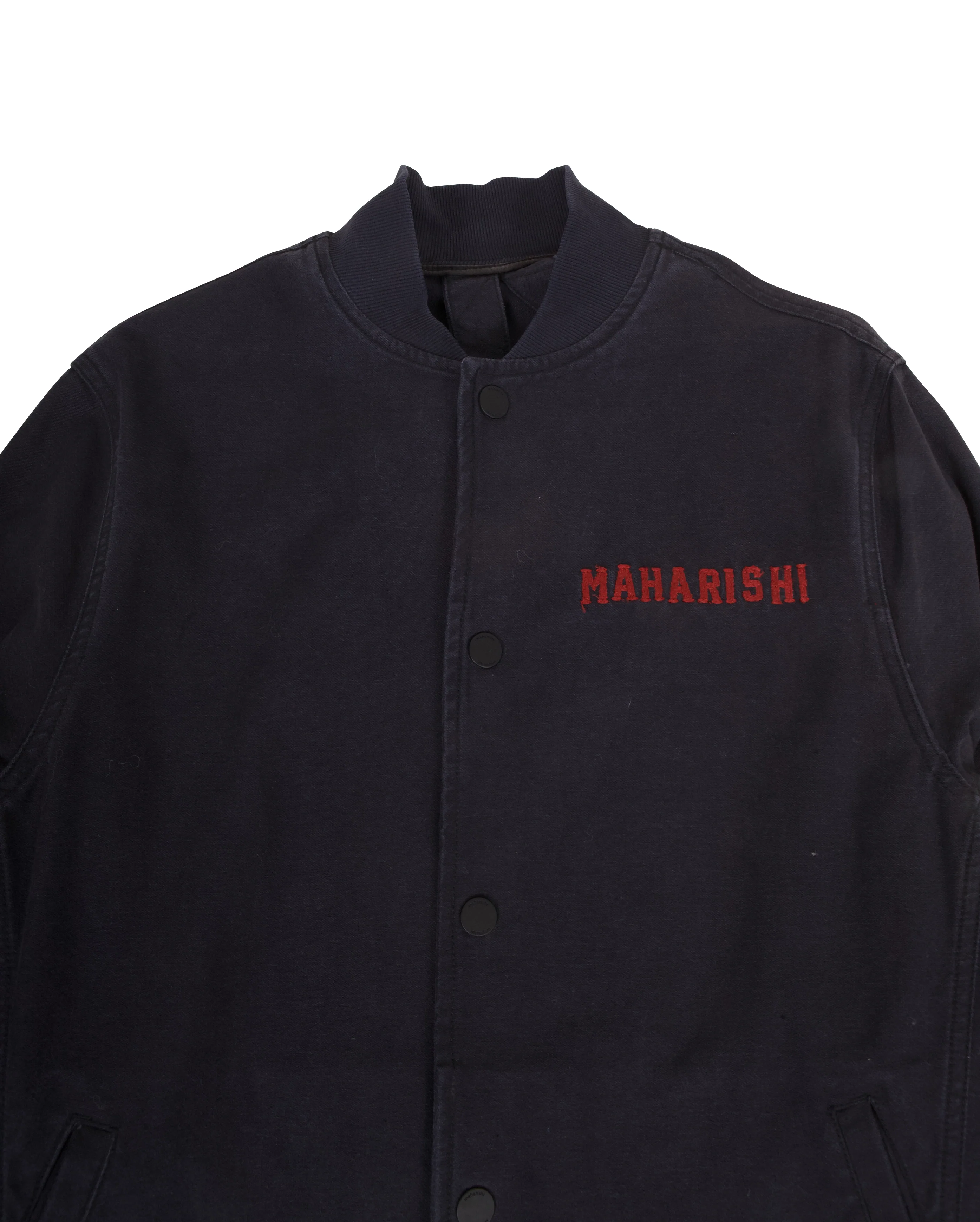 Eagle Vs Snake Stadium Jacket Black - Image 2