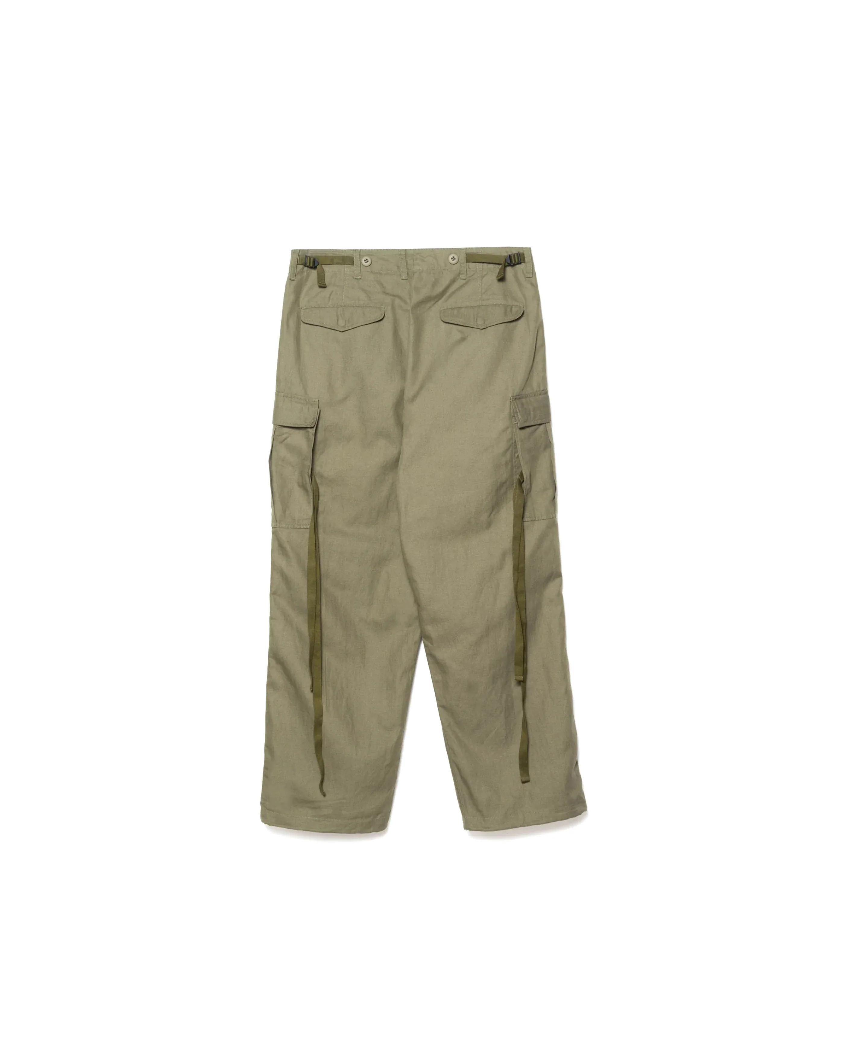 Hemp M65 Cargo Pants Olive - Image 2