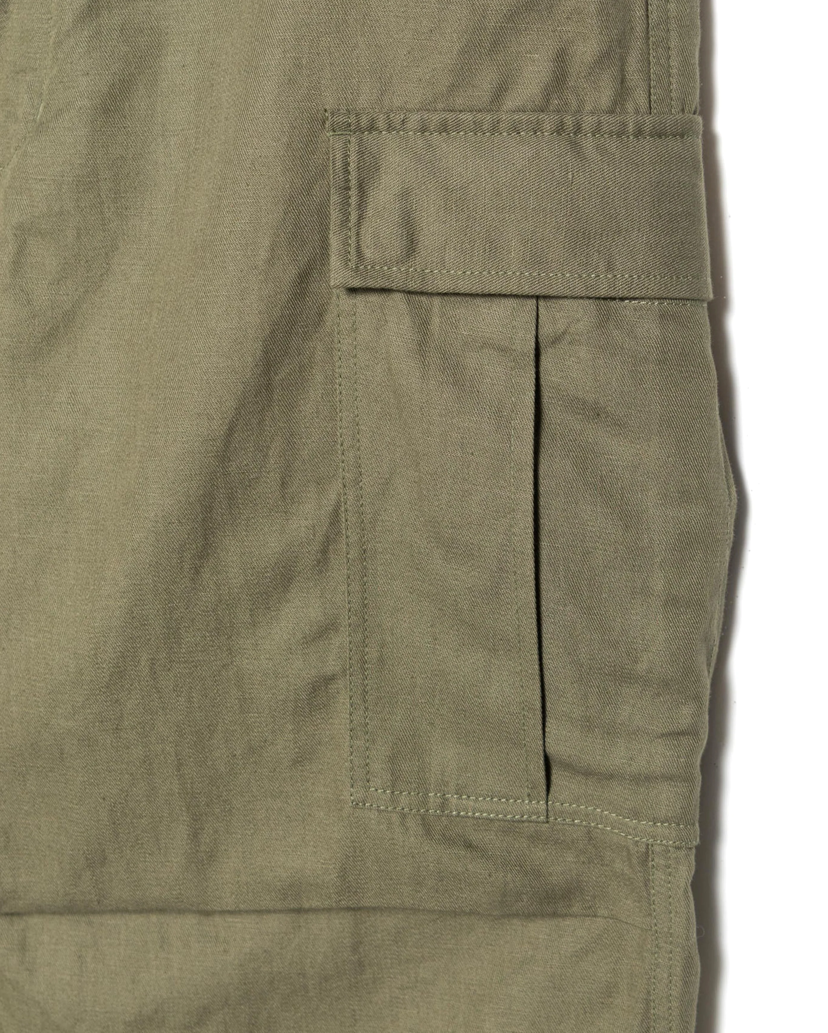 Hemp M65 Cargo Pants Olive - Image 4