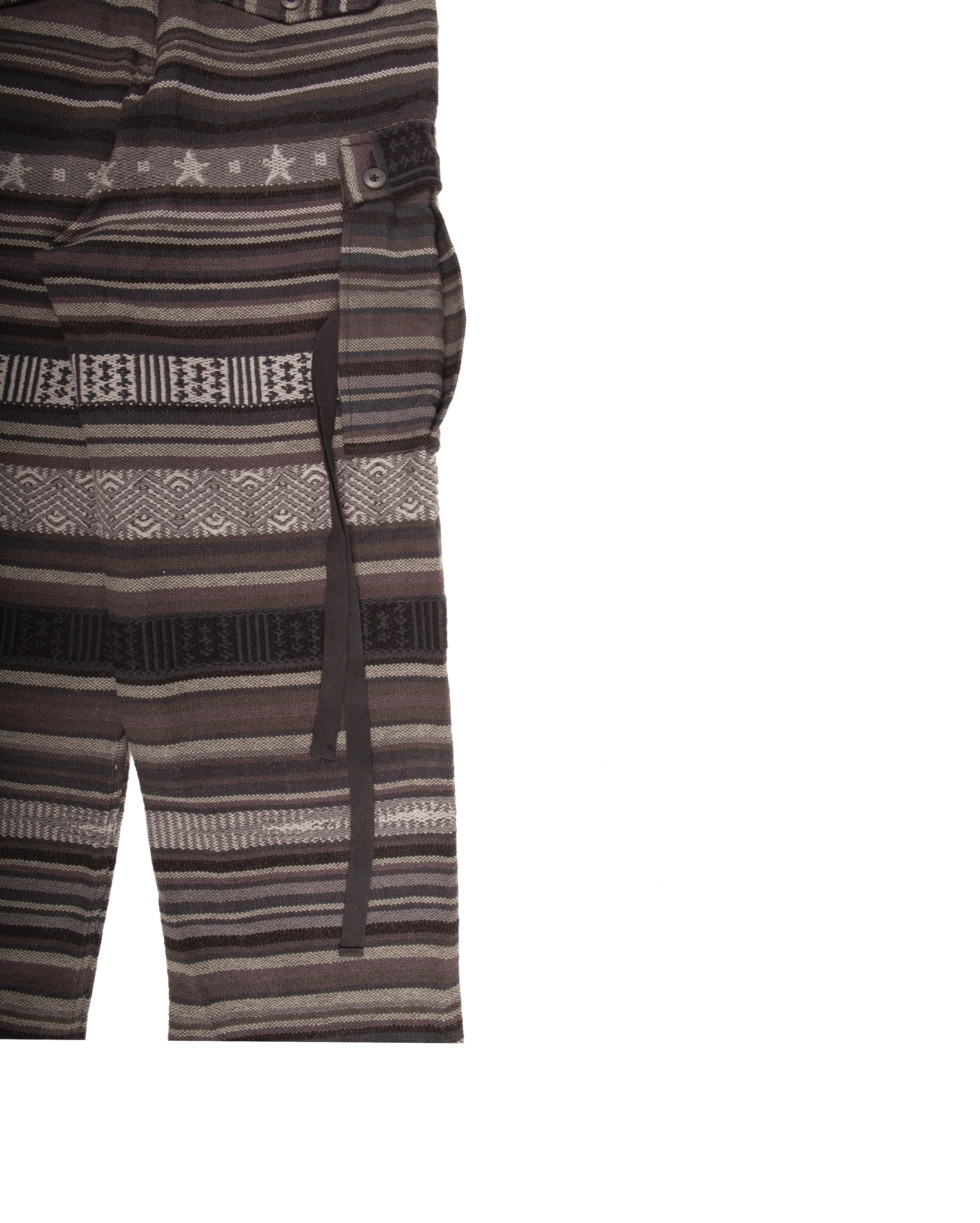 M65 Tribe Cargo Pants Killim Black - Image 5