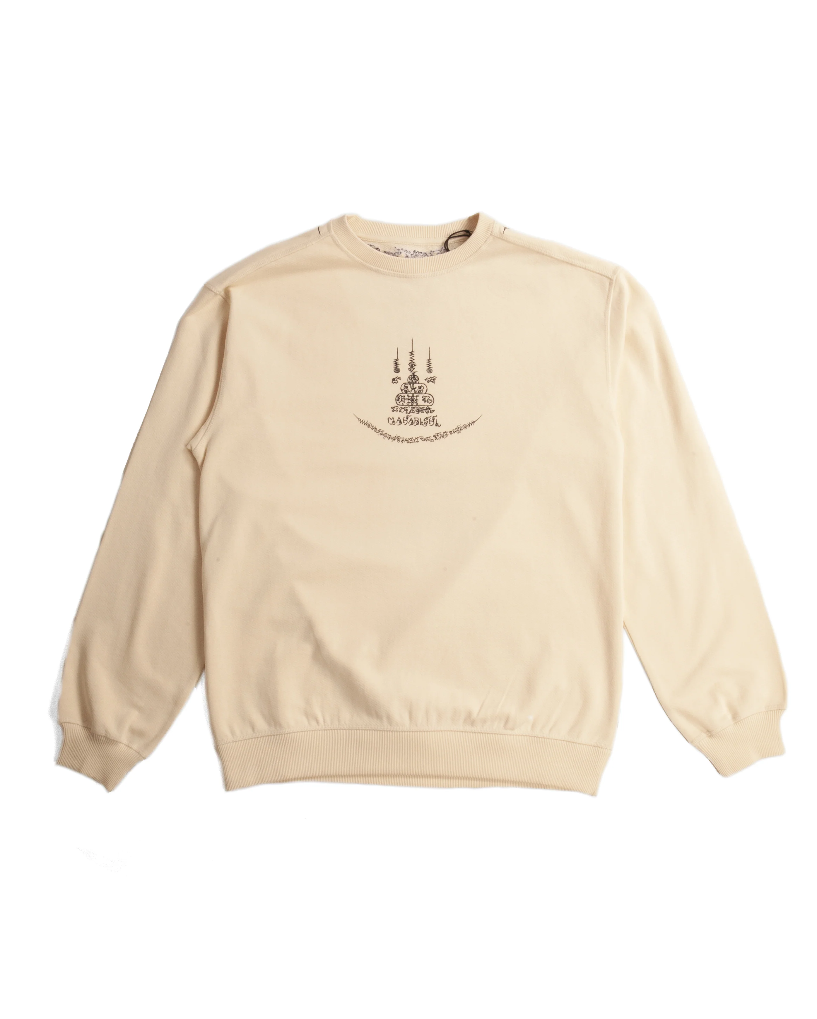 Sak Yant Organic Crew Sweat Ecru