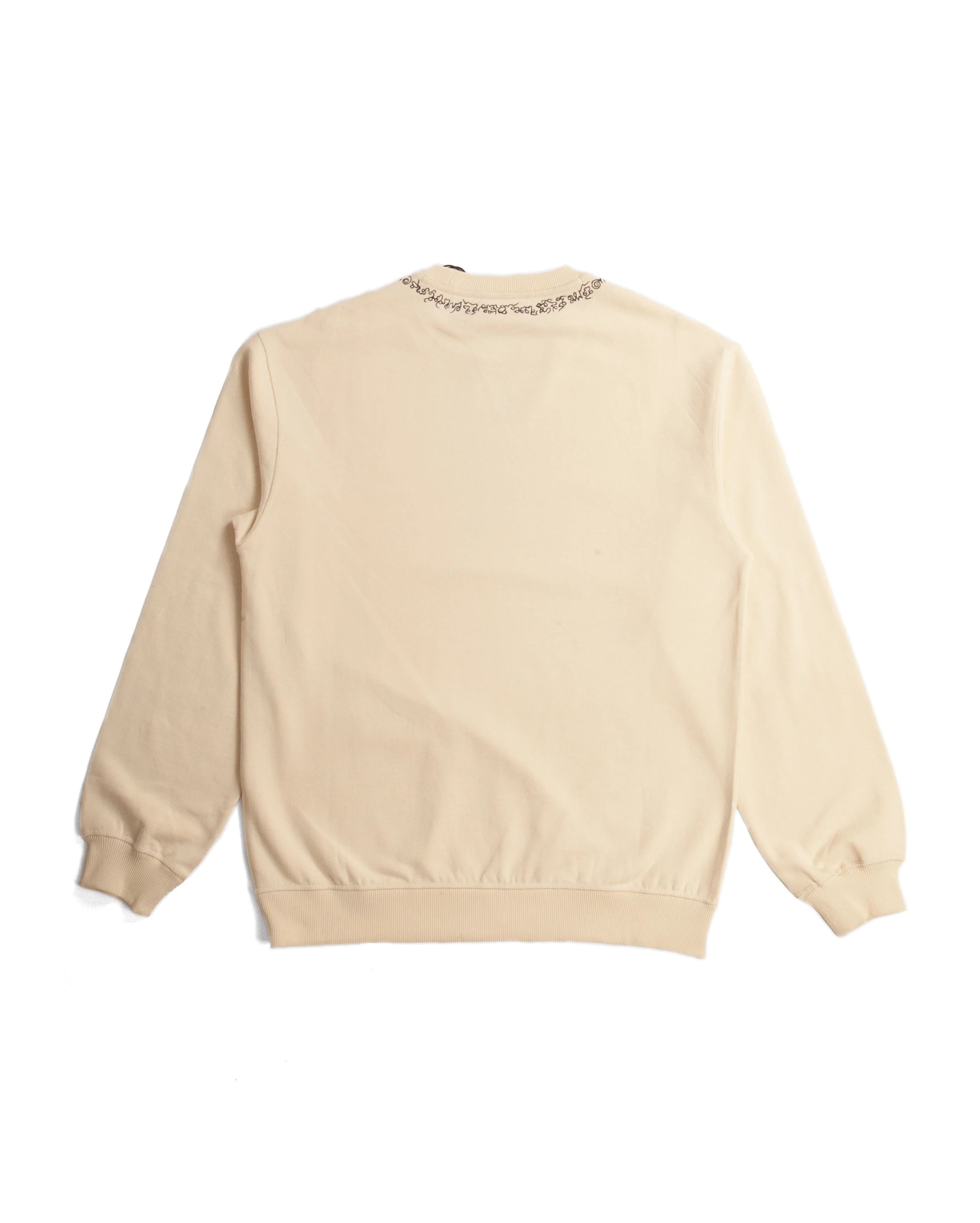 Sak Yant Organic Crew Sweat Ecru - Image 5