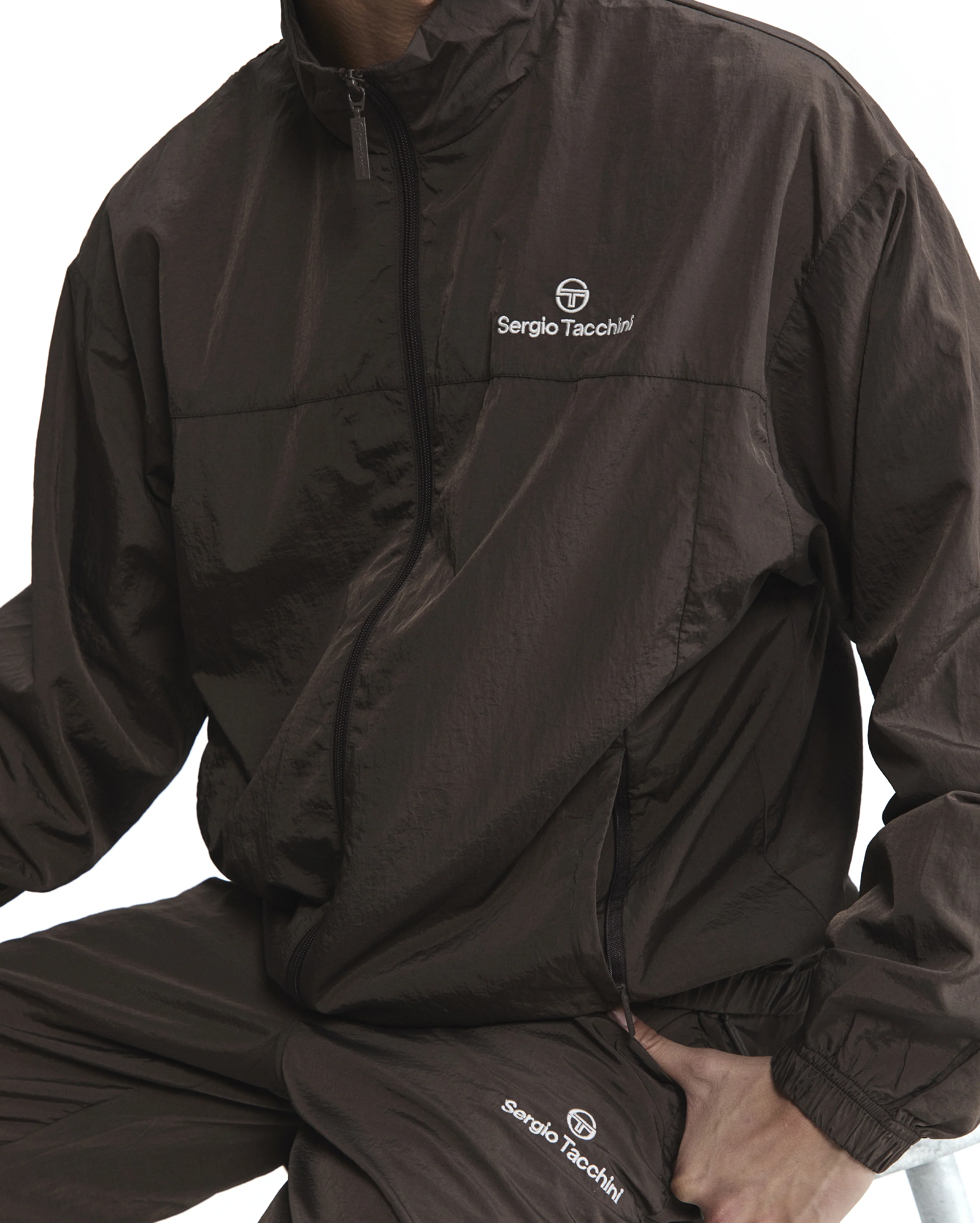 Nayla 024 Track Jacket Brown GRD - Image 2