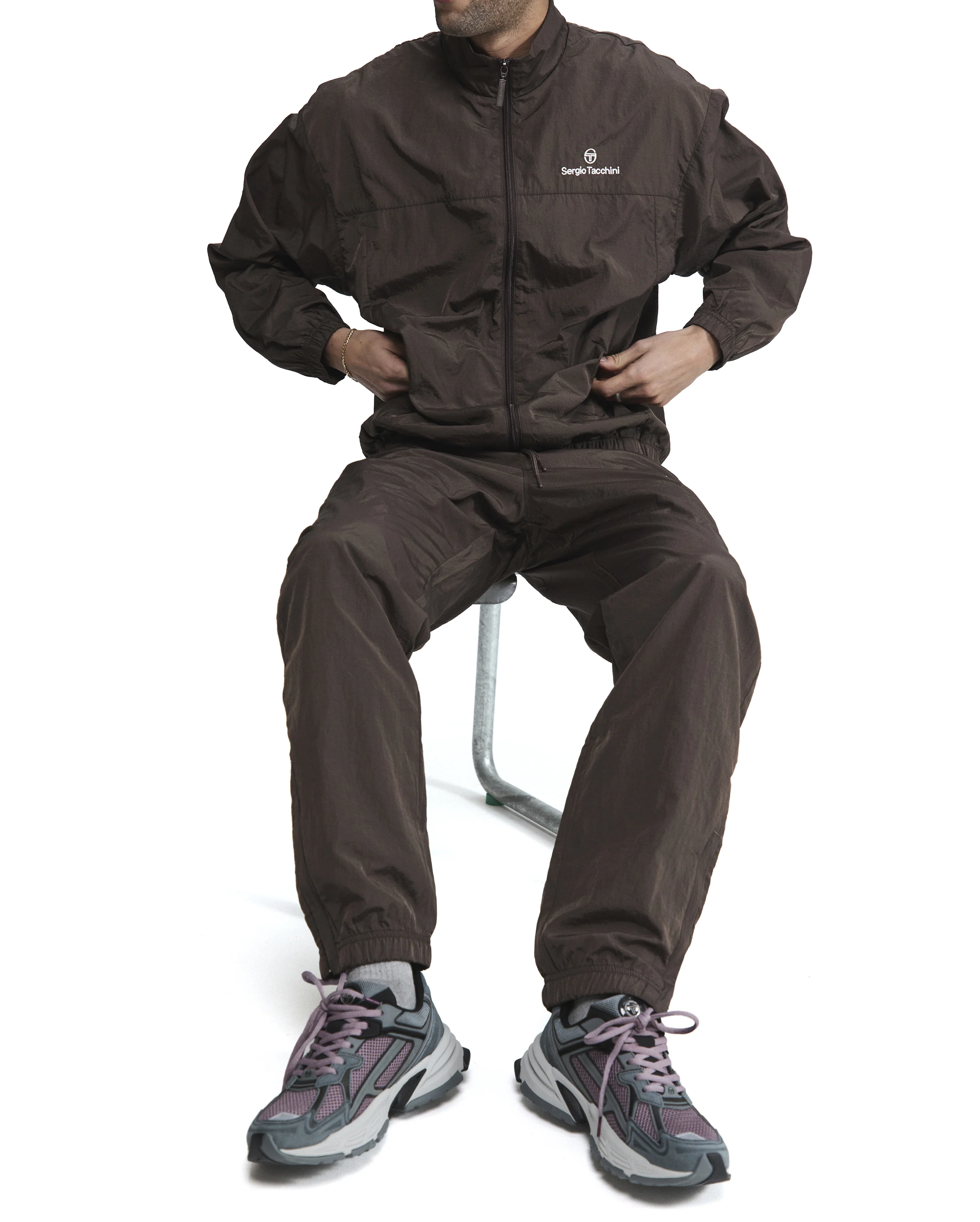 Nayla 024 Track Jacket Brown GRD - Image 3