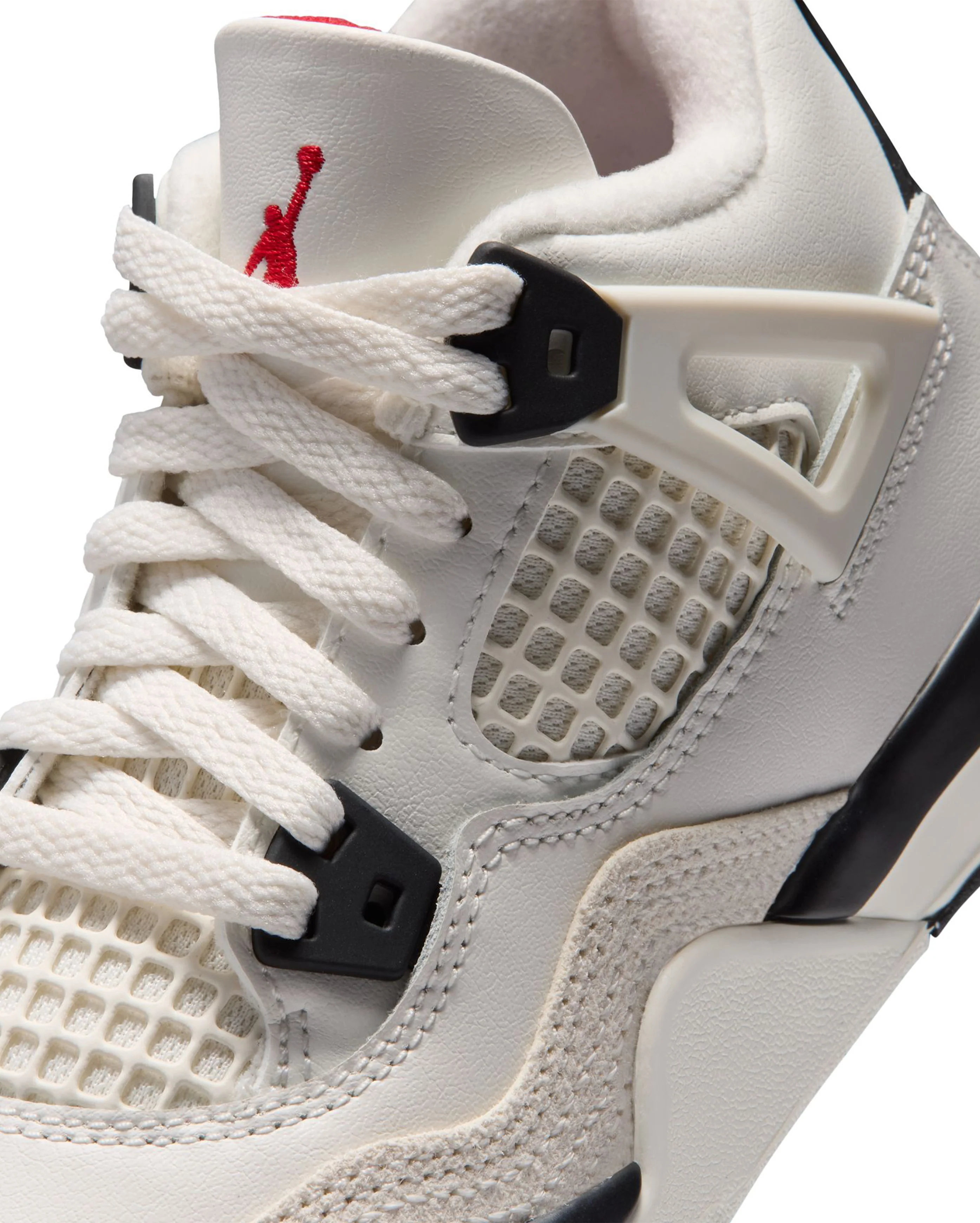 Jordan 4 Retro OG FC PS Sail Black University Red - Image 4