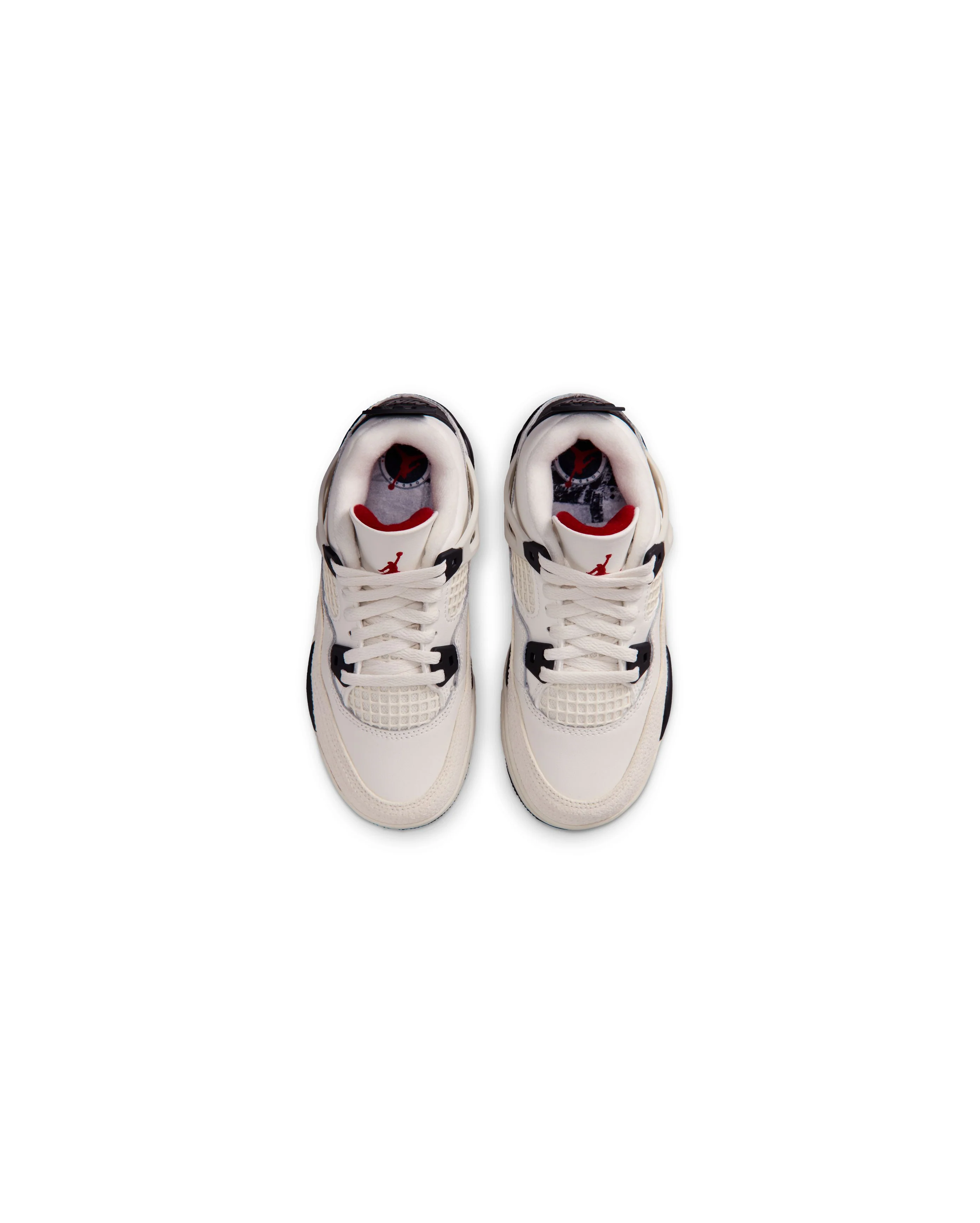 Jordan 4 Retro OG FC PS Sail Black University Red - Image 6