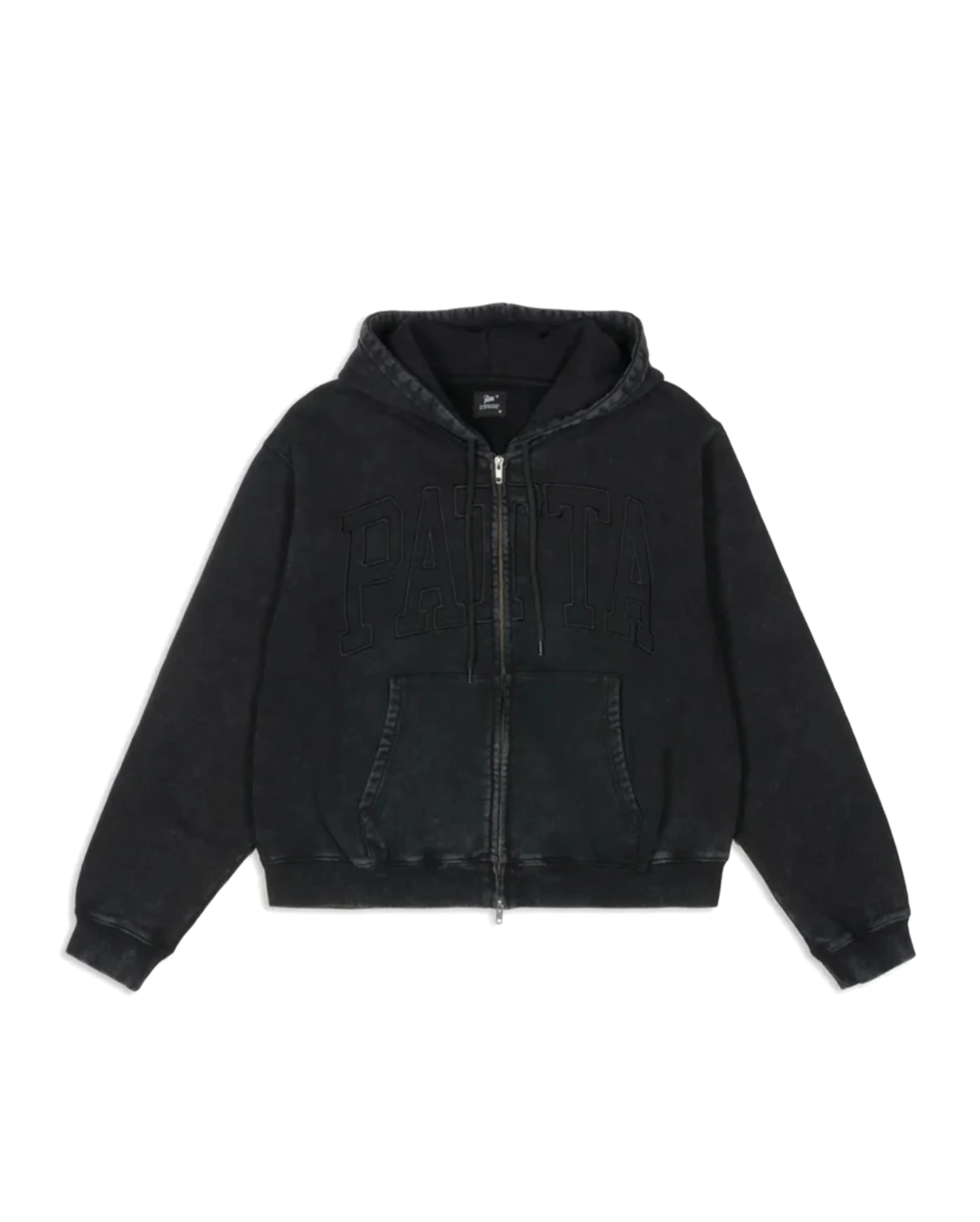 Loopback Logo Zip Hooded Sweater Moonless Night
