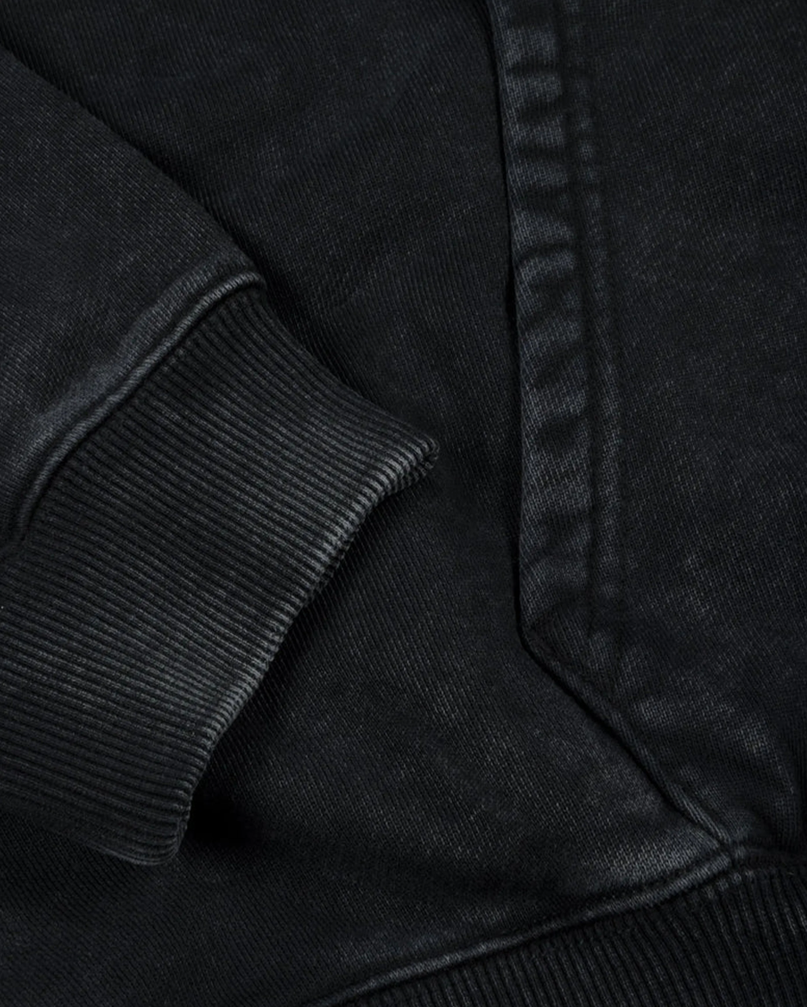 Loopback Logo Zip Hooded Sweater Moonless Night - Image 5