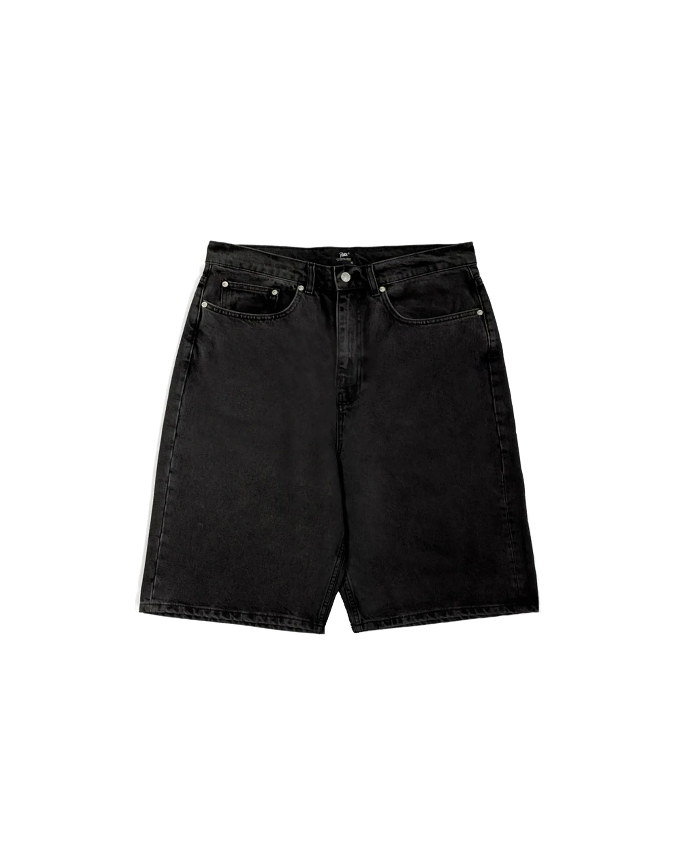 Whiskers Denim Shorts Black - Image 3