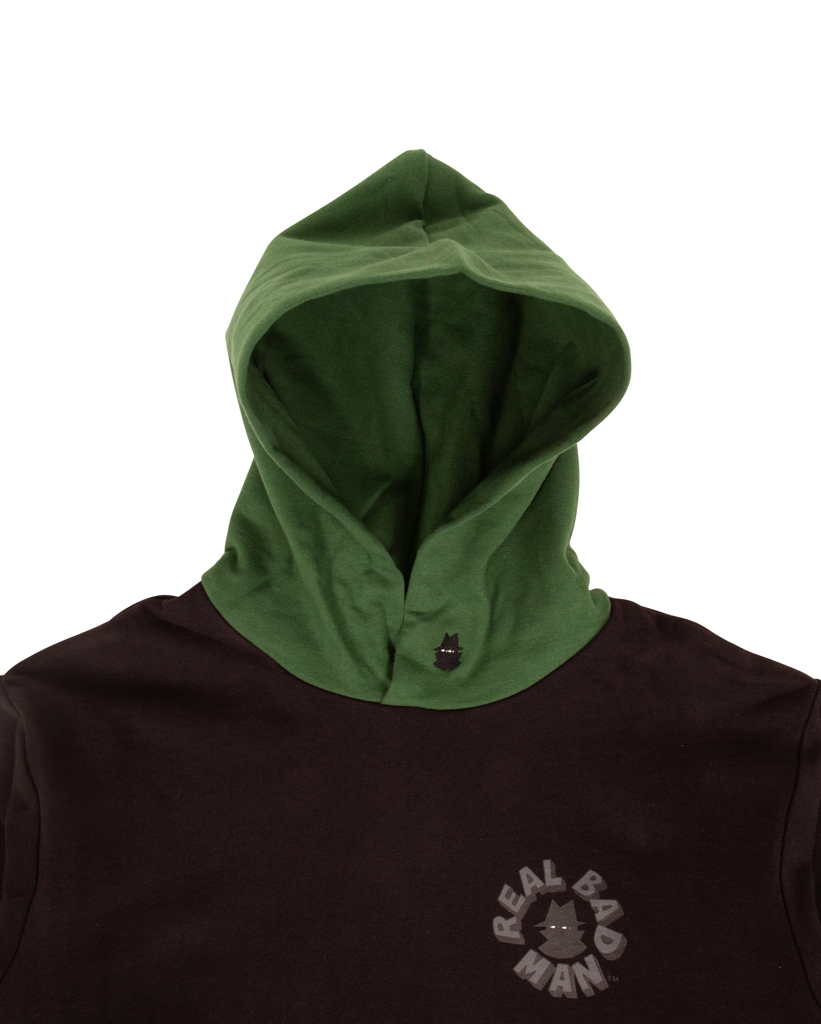 Fleece Hoodie Washed Black - Image 2