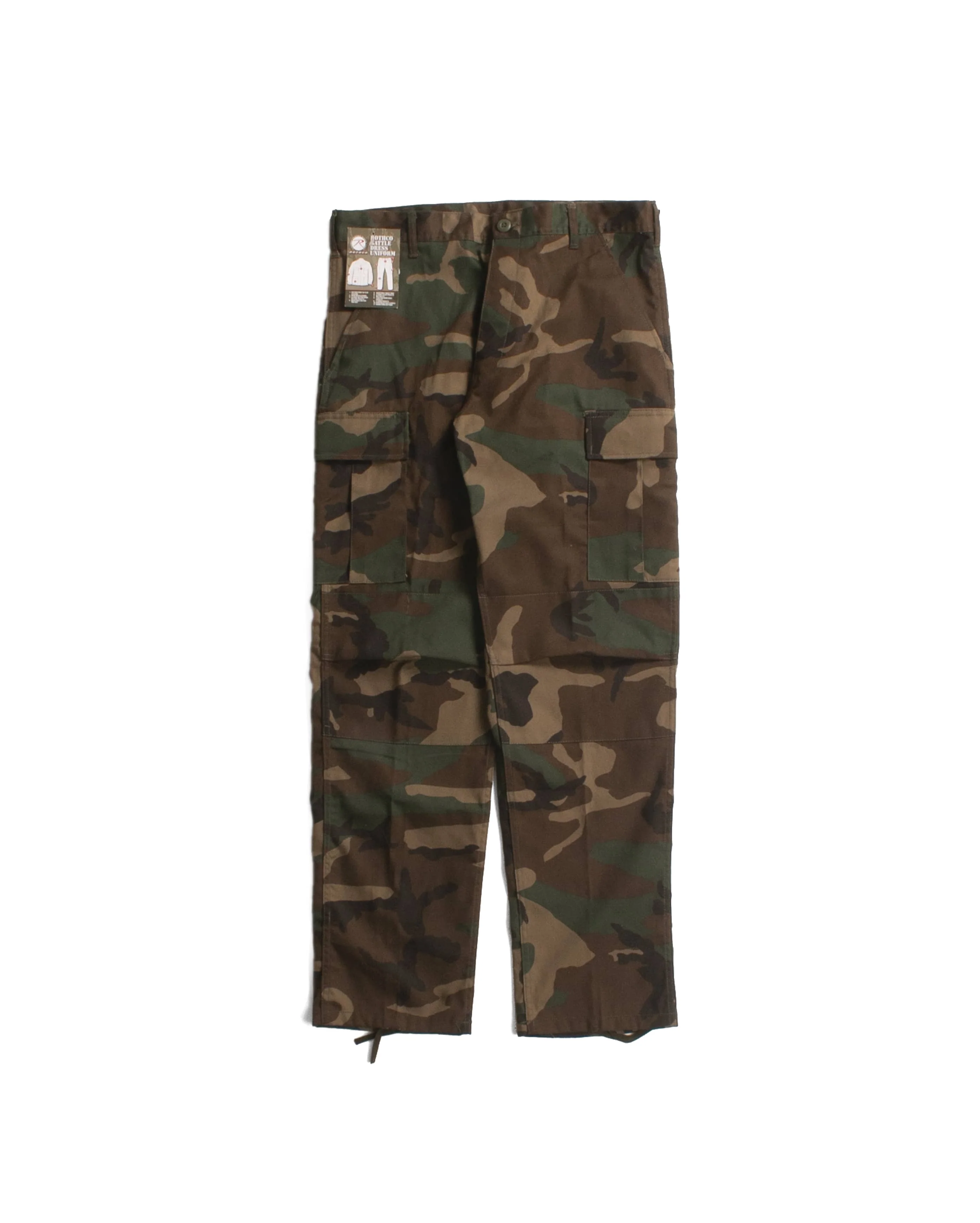 Tactical BDU Pants Woodland Camo