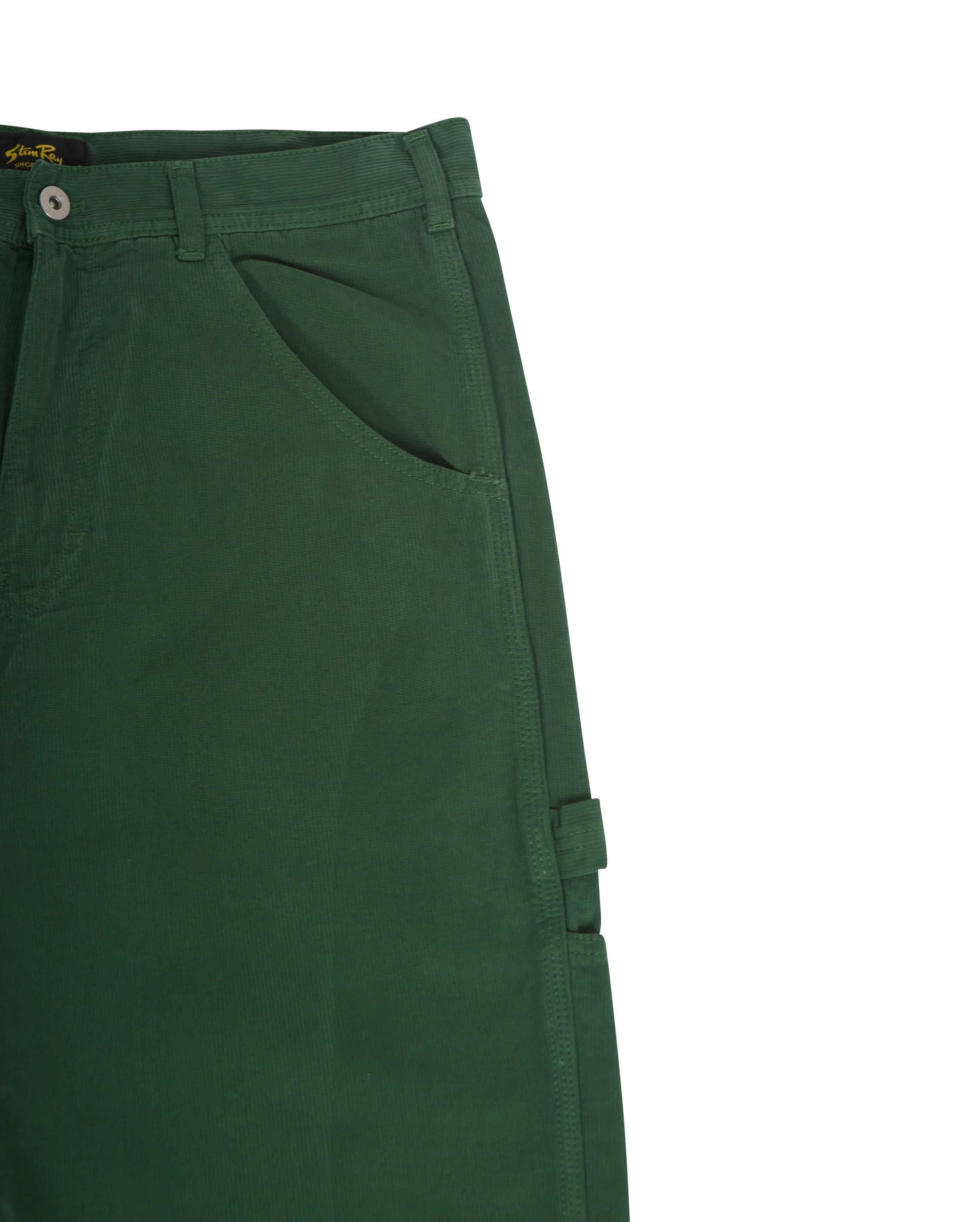 Big Job Painter Racing Pant Green Bedford Cord - Image 4