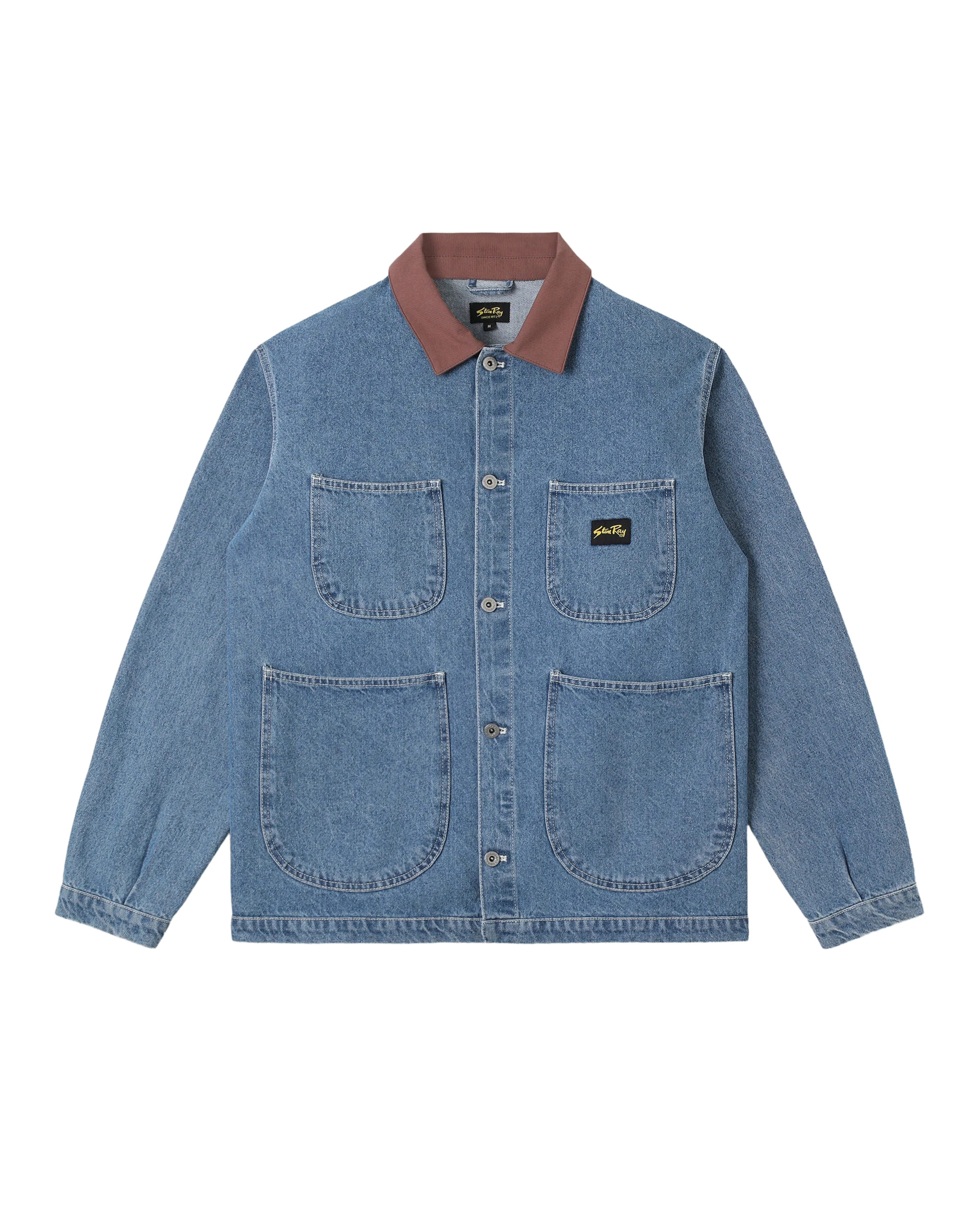 Coverall Jacket 70s Stone Denim