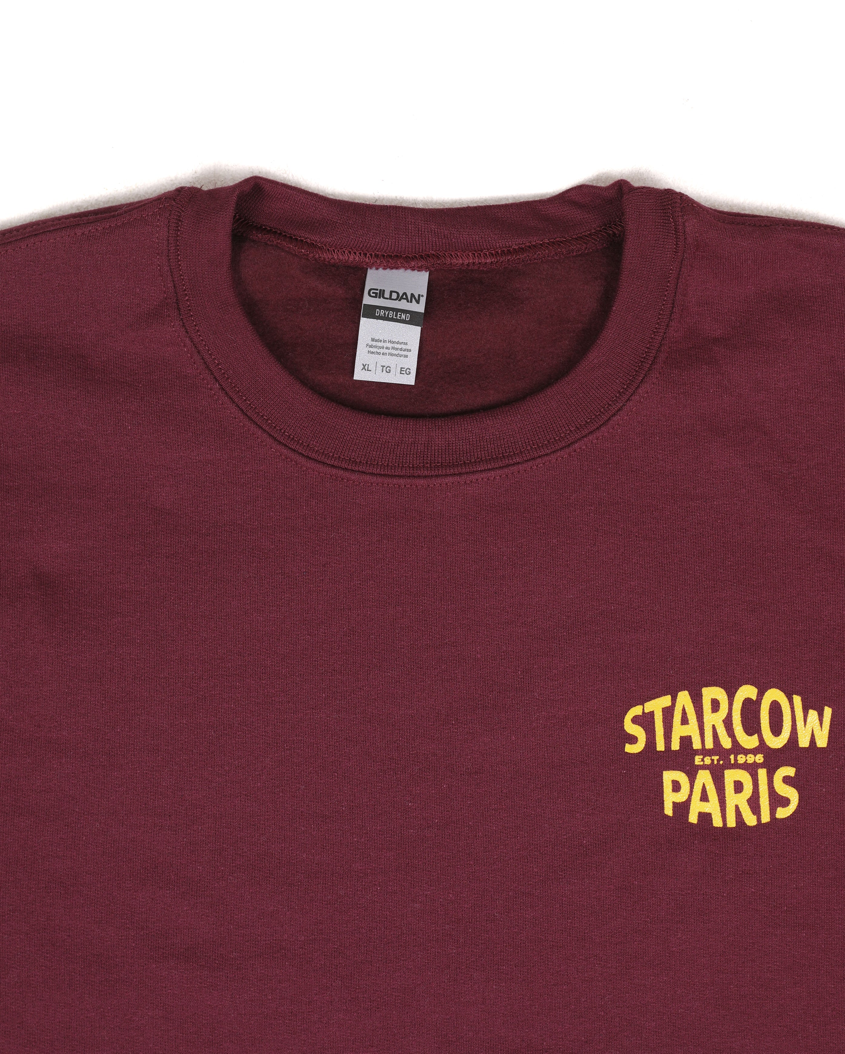 Paris City Crewneck Burgundy - Image 2