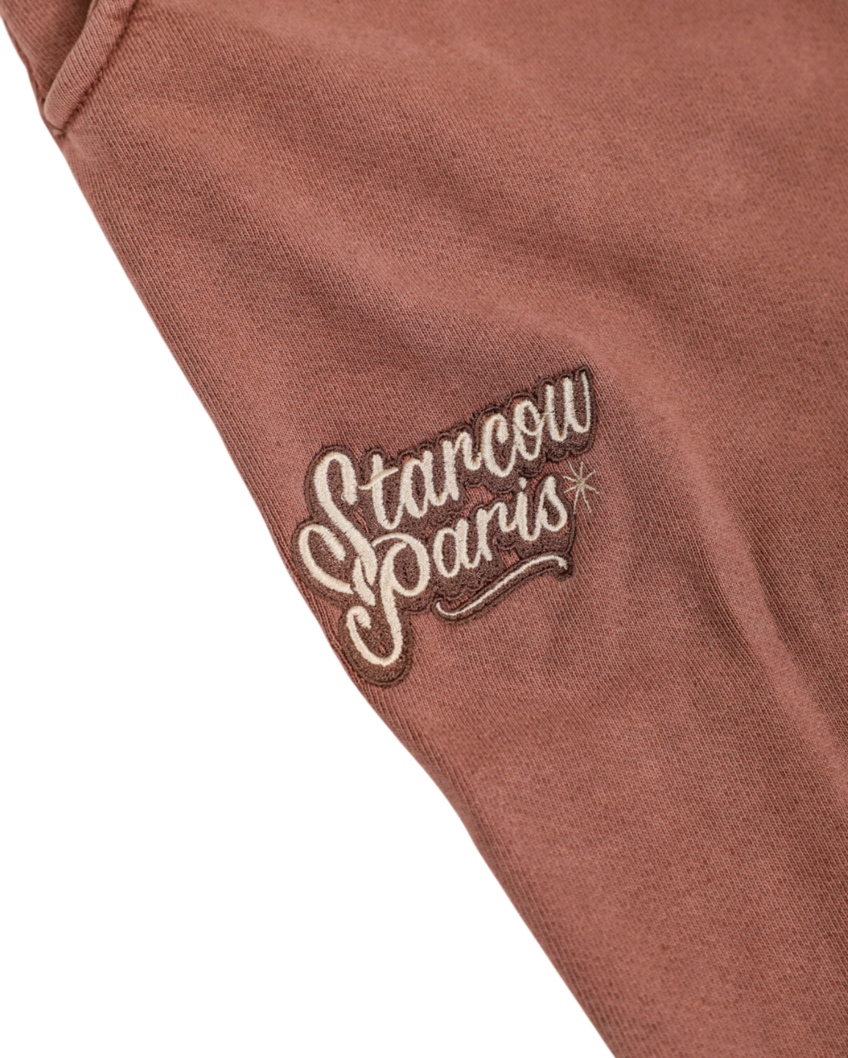 x With Vivid Color Fleece jogg Pant Brown - Image 3