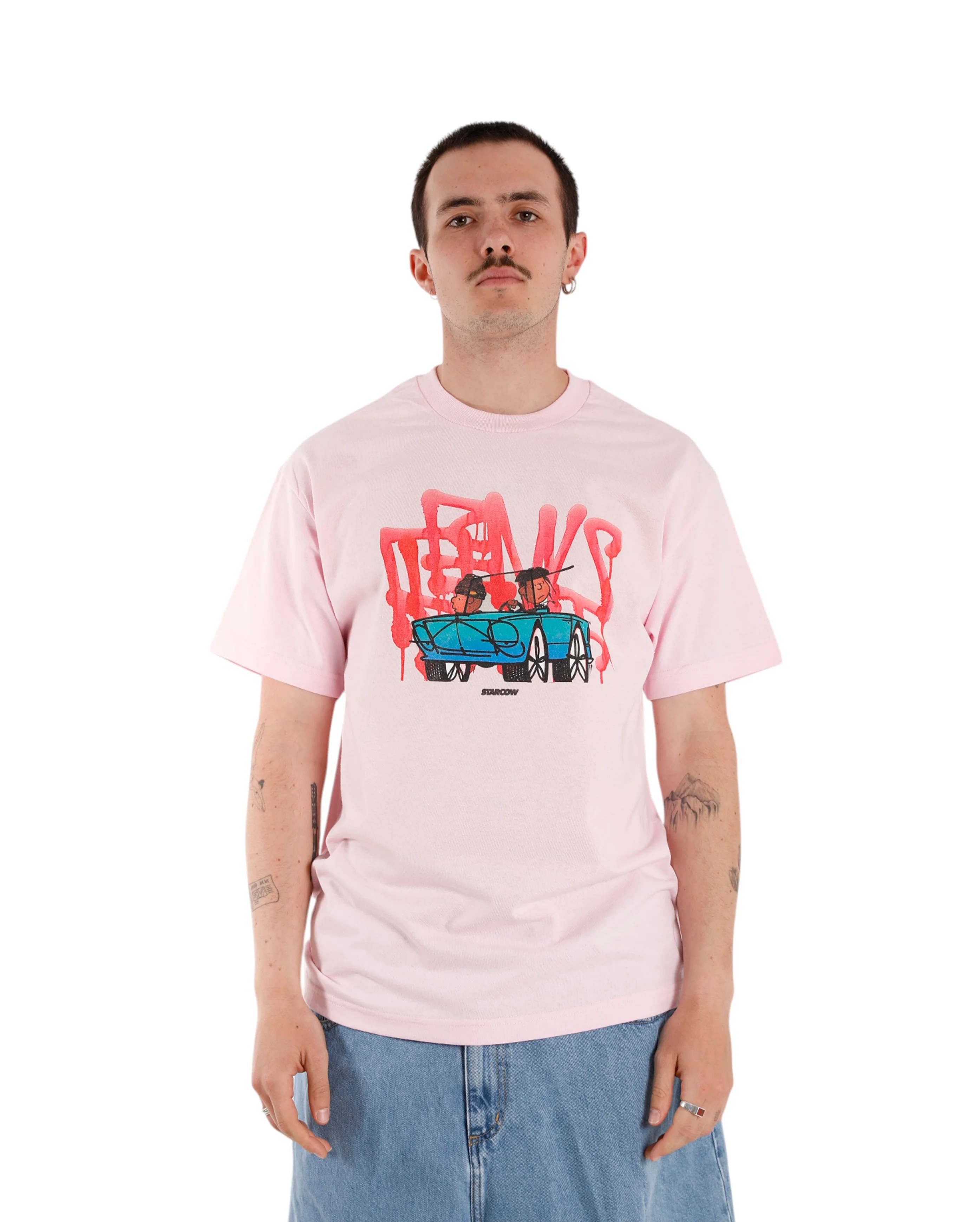 Tee Bboy Brown Crew Pink