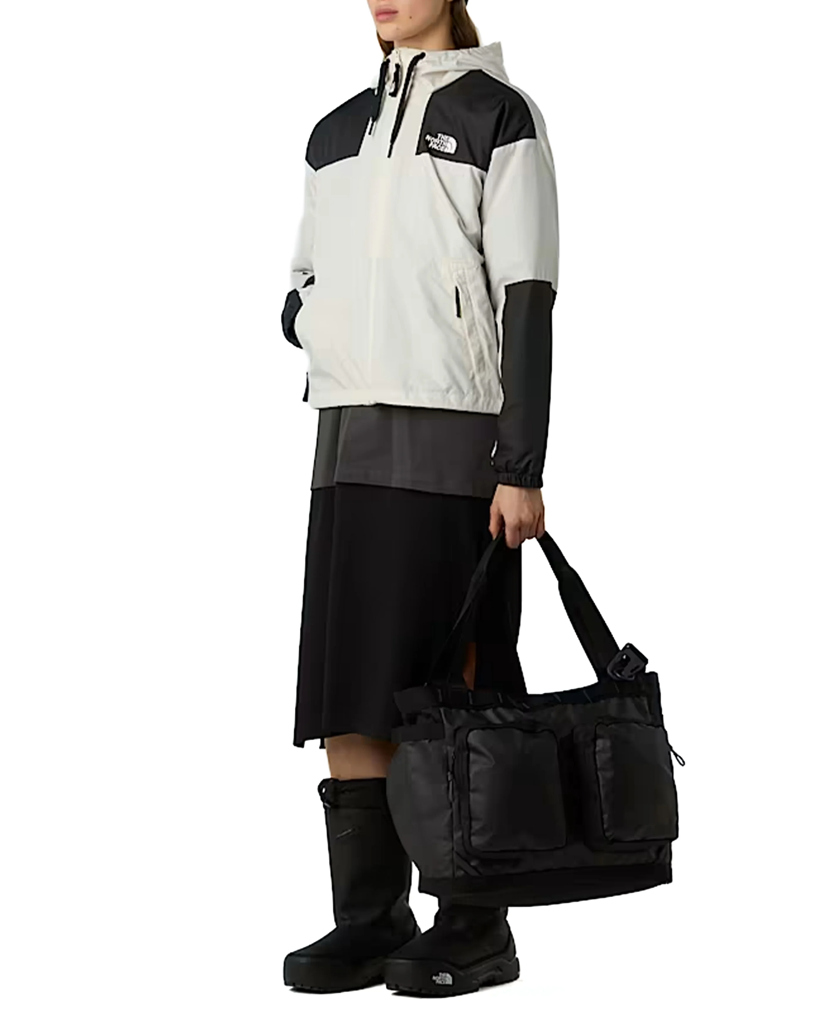 BC Voyager Tote TNF Black Asphalt Grey - Image 3