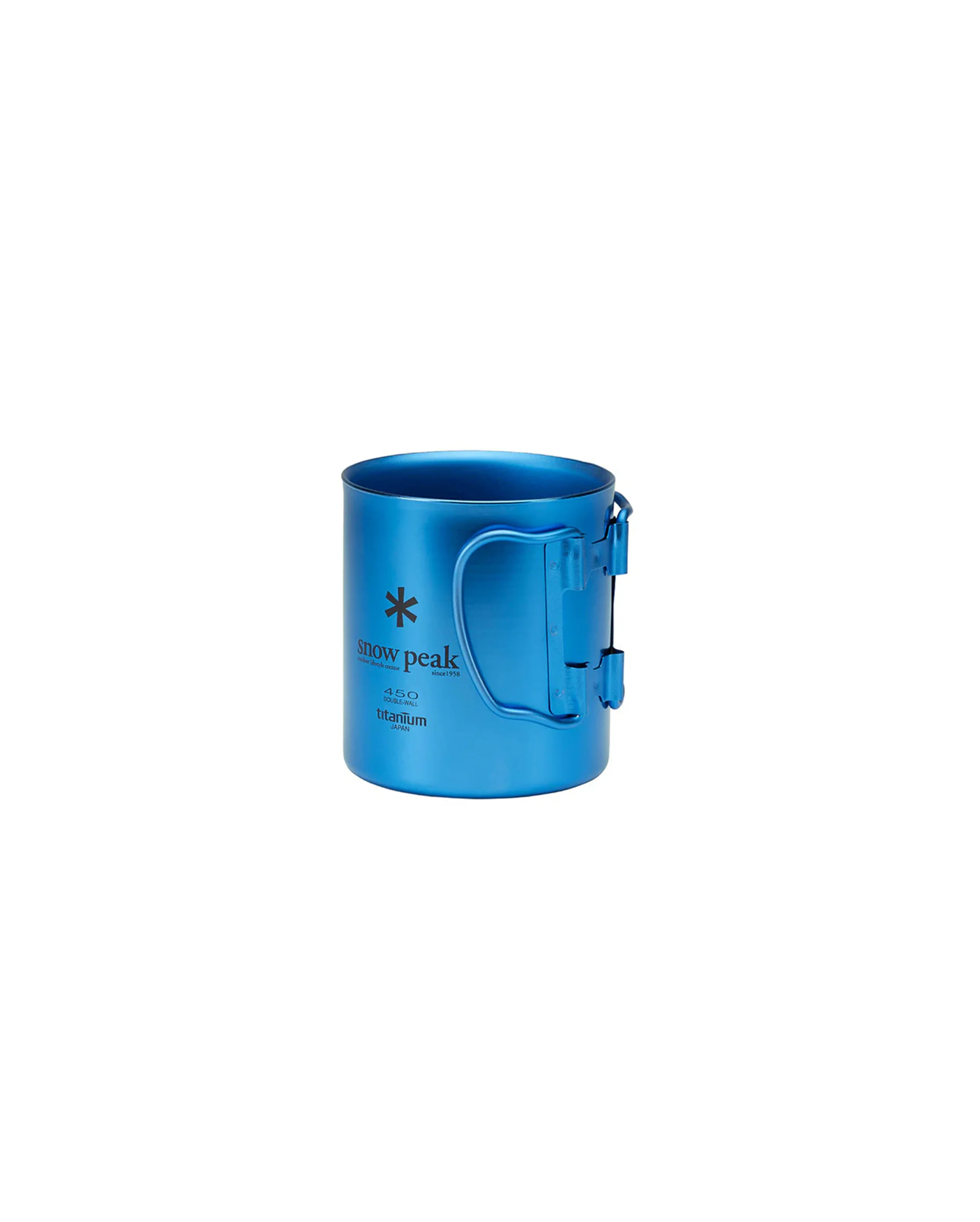 Titanium Double Wall Cup 450 Blue - Image 2
